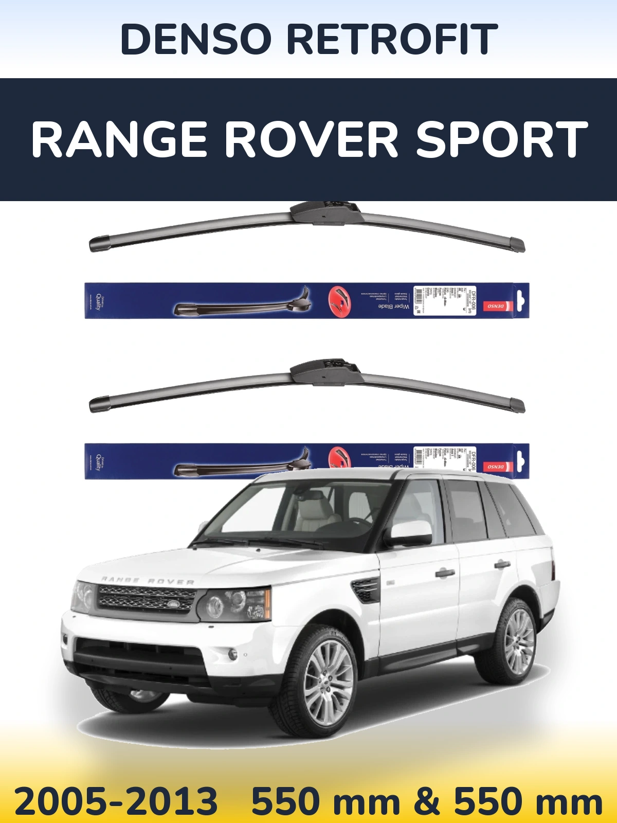 Torkarblad Denso Retrofit för Range Rover Sport