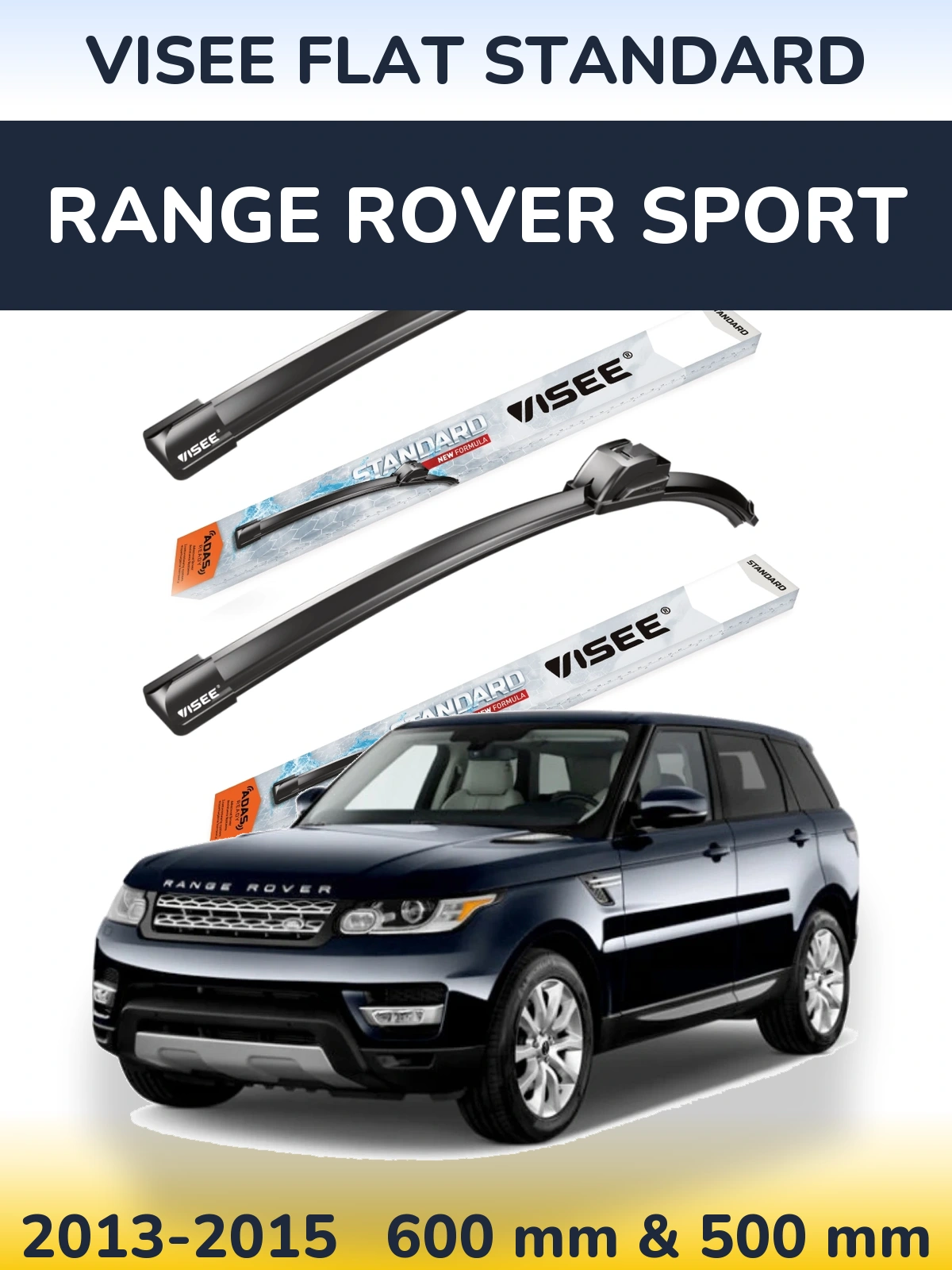 Torkarblad VISEE FLAT STANDARD för Range Rover Sport