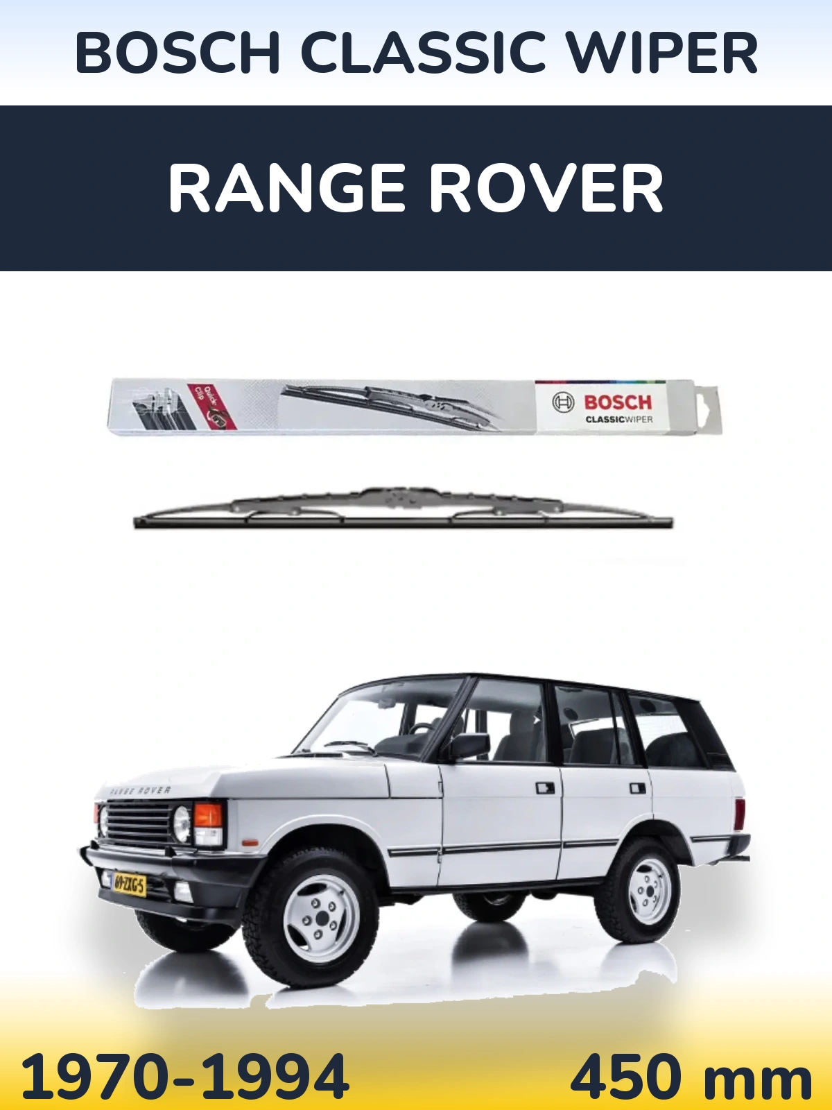 Torkarblad BOSCH Classic Wiper för Range Rover 