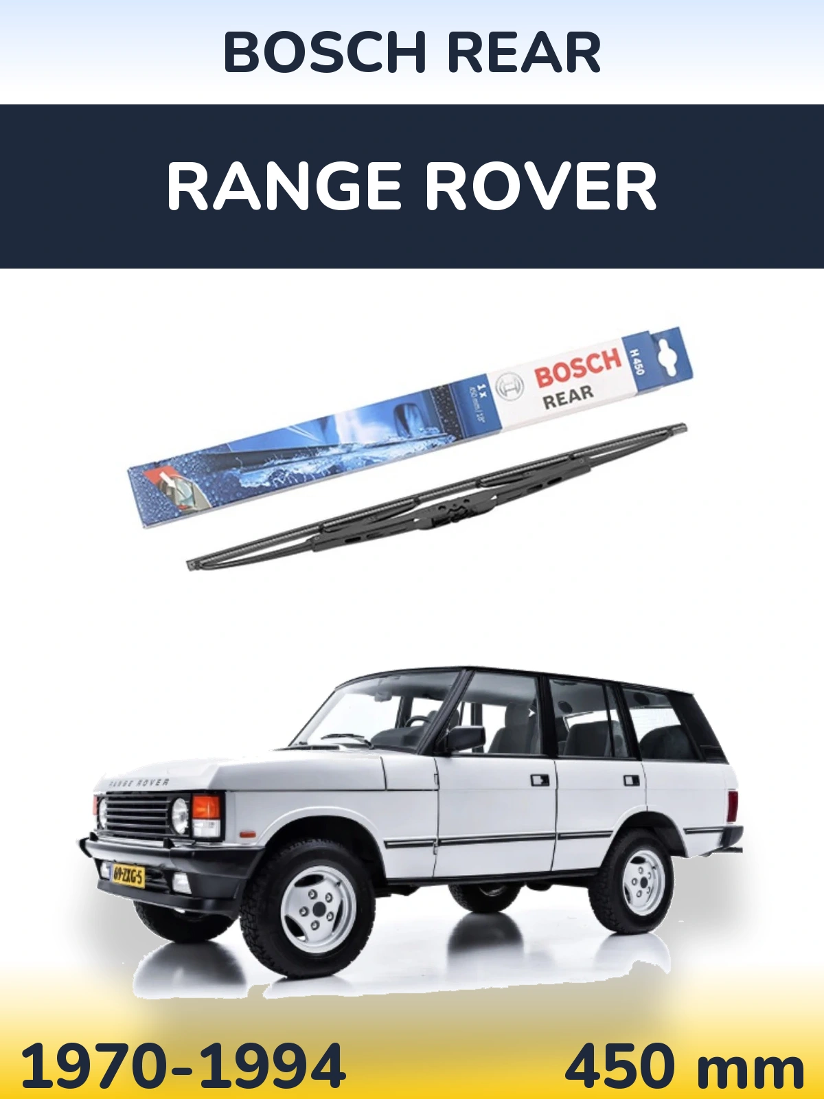 Torkarblad BOSCH Rear för Range Rover 