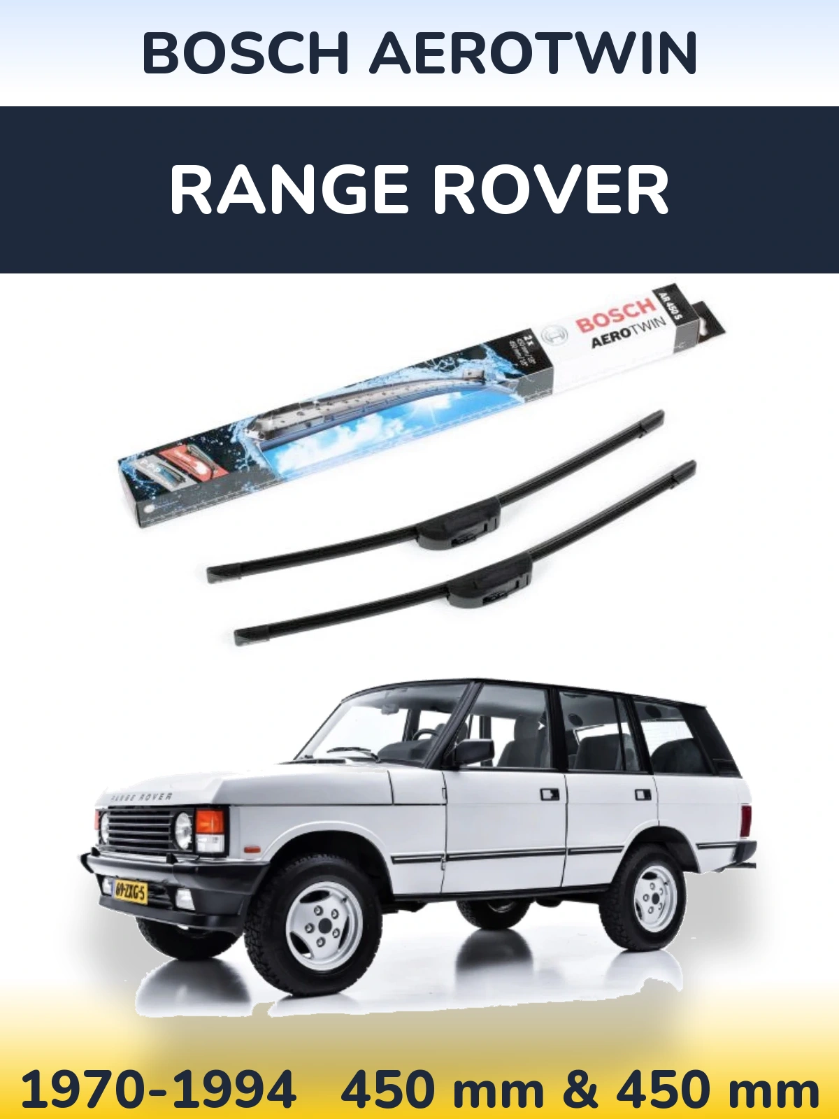 Torkarblad BOSCH AeroTwin för Range Rover 