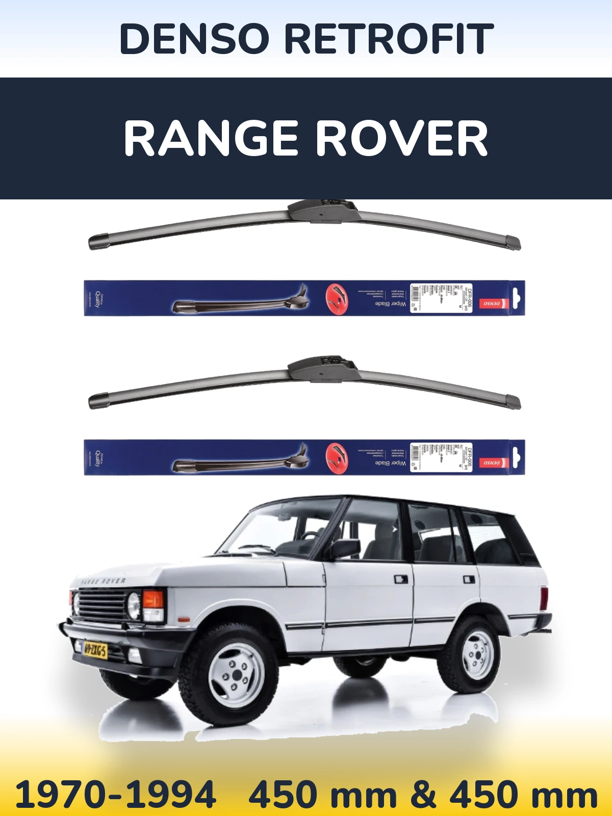 Torkarblad Denso Retrofit för Range Rover 