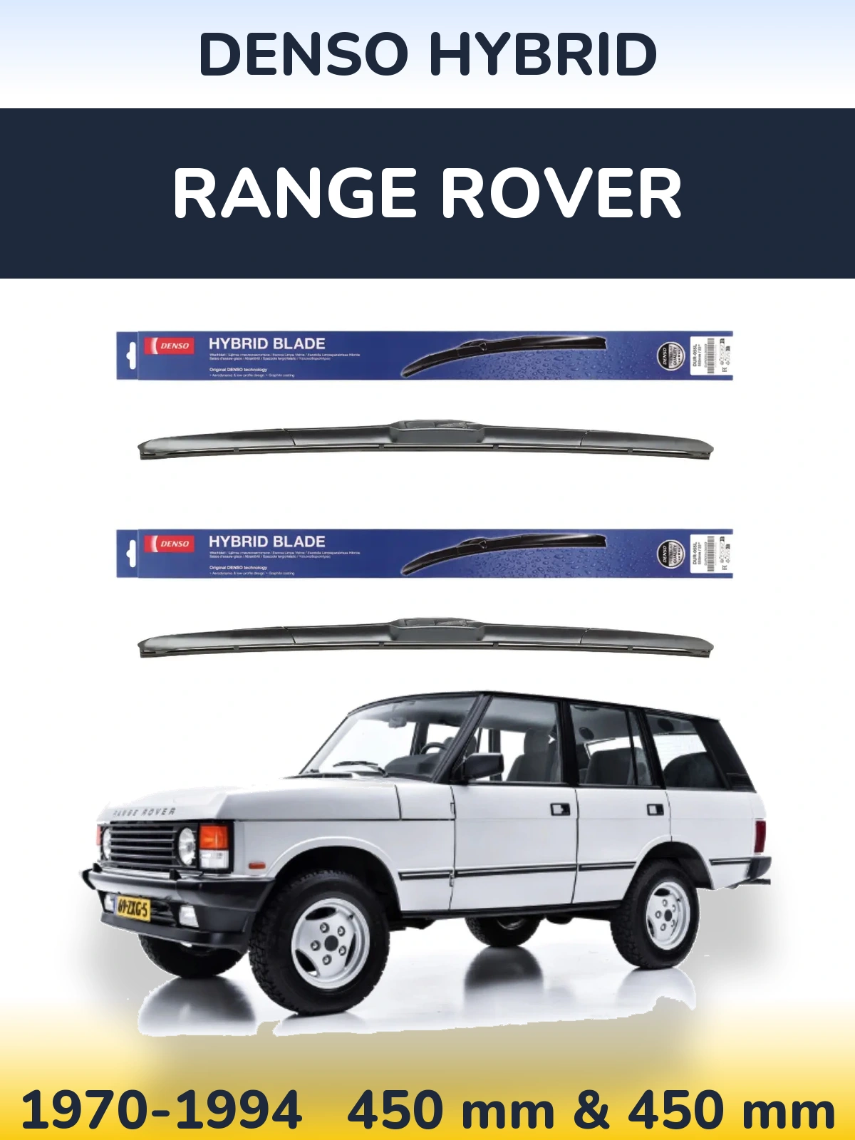 Torkarblad Denso Hybrid för Range Rover 