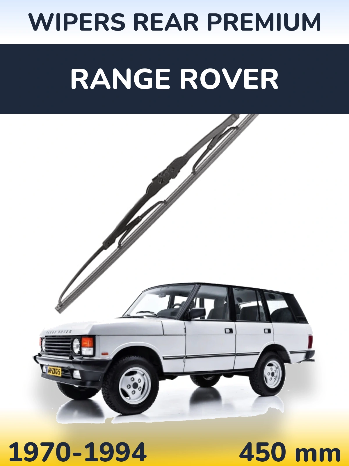Rear wiper blade WIPERS REAR PREMIUM 450 mm for Range Rover  1970-1994