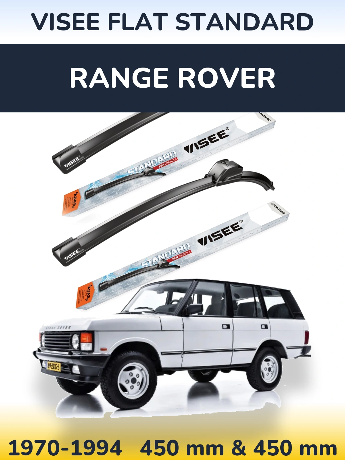 Torkarblad VISEE FLAT STANDARD för Range Rover 