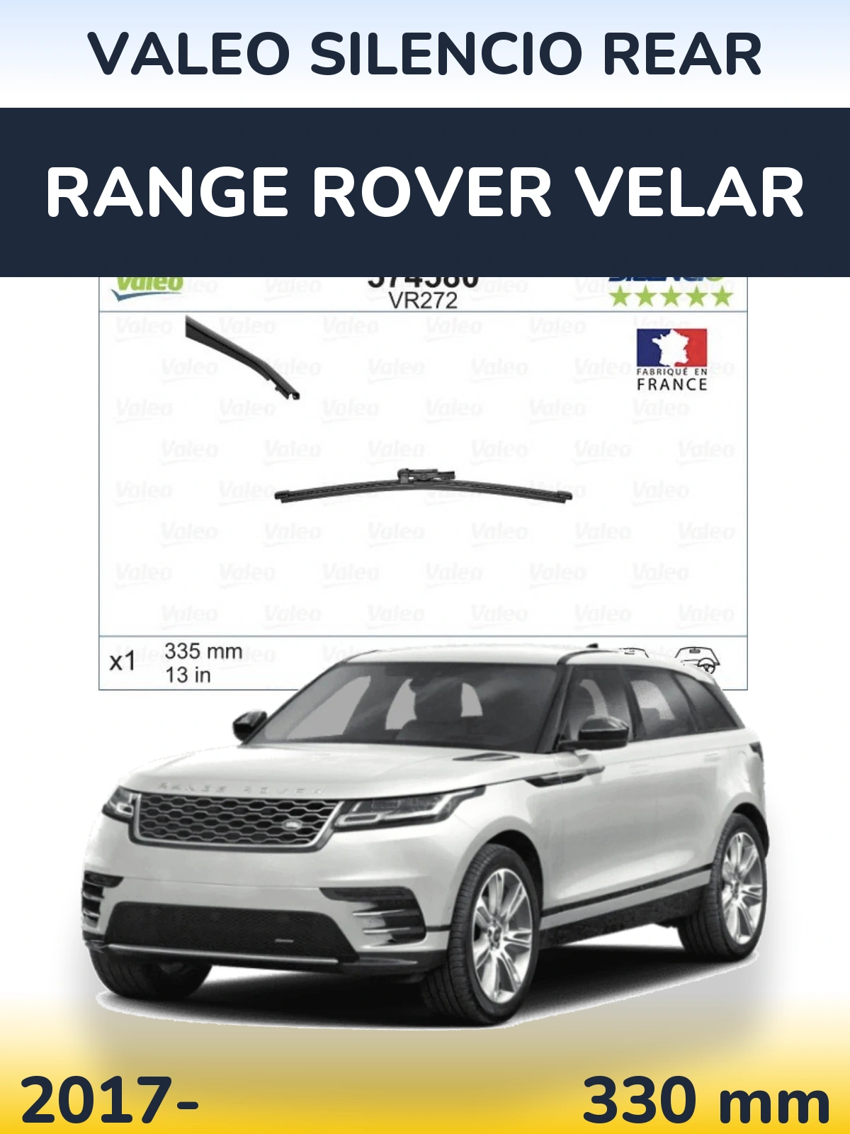 Torkarblad Valeo Silencio Rear för Range Rover Velar