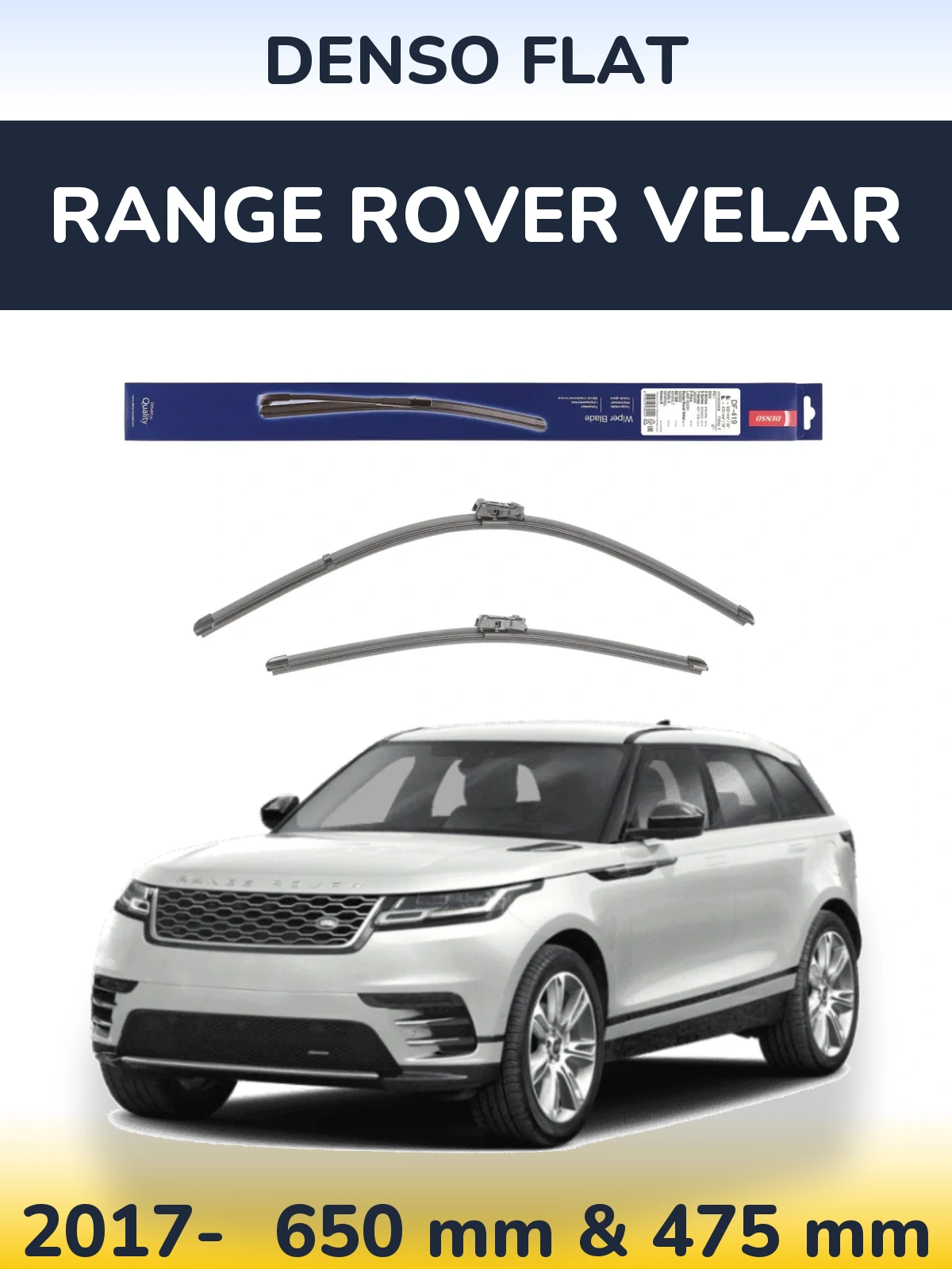 Torkarblad Denso Flat för Range Rover Velar