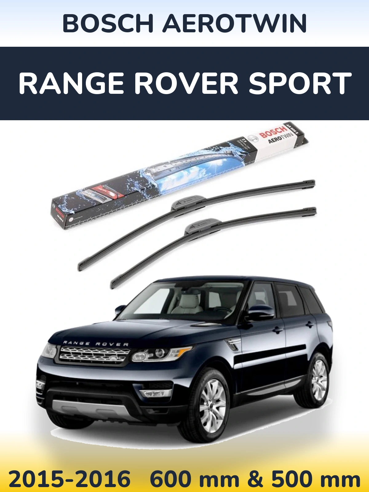 Torkarblad BOSCH AeroTwin för Range Rover Sport