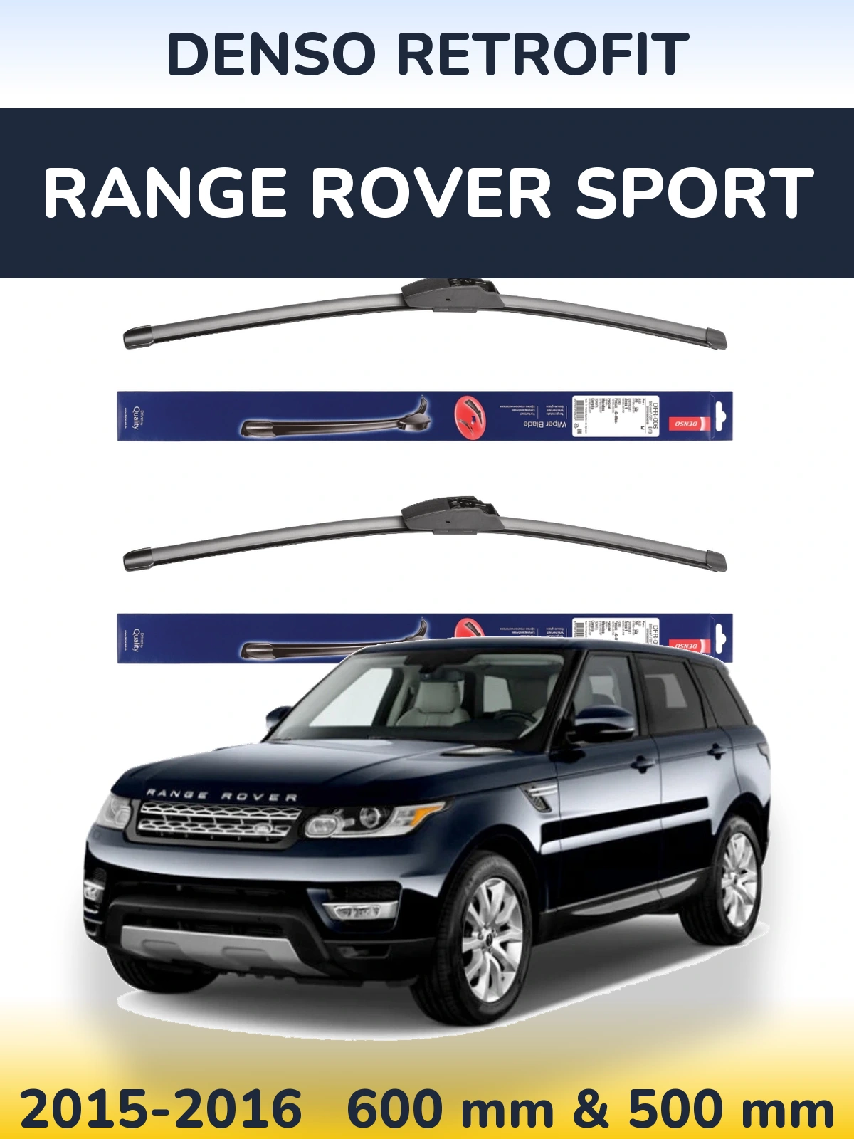 Torkarblad Denso Retrofit för Range Rover Sport