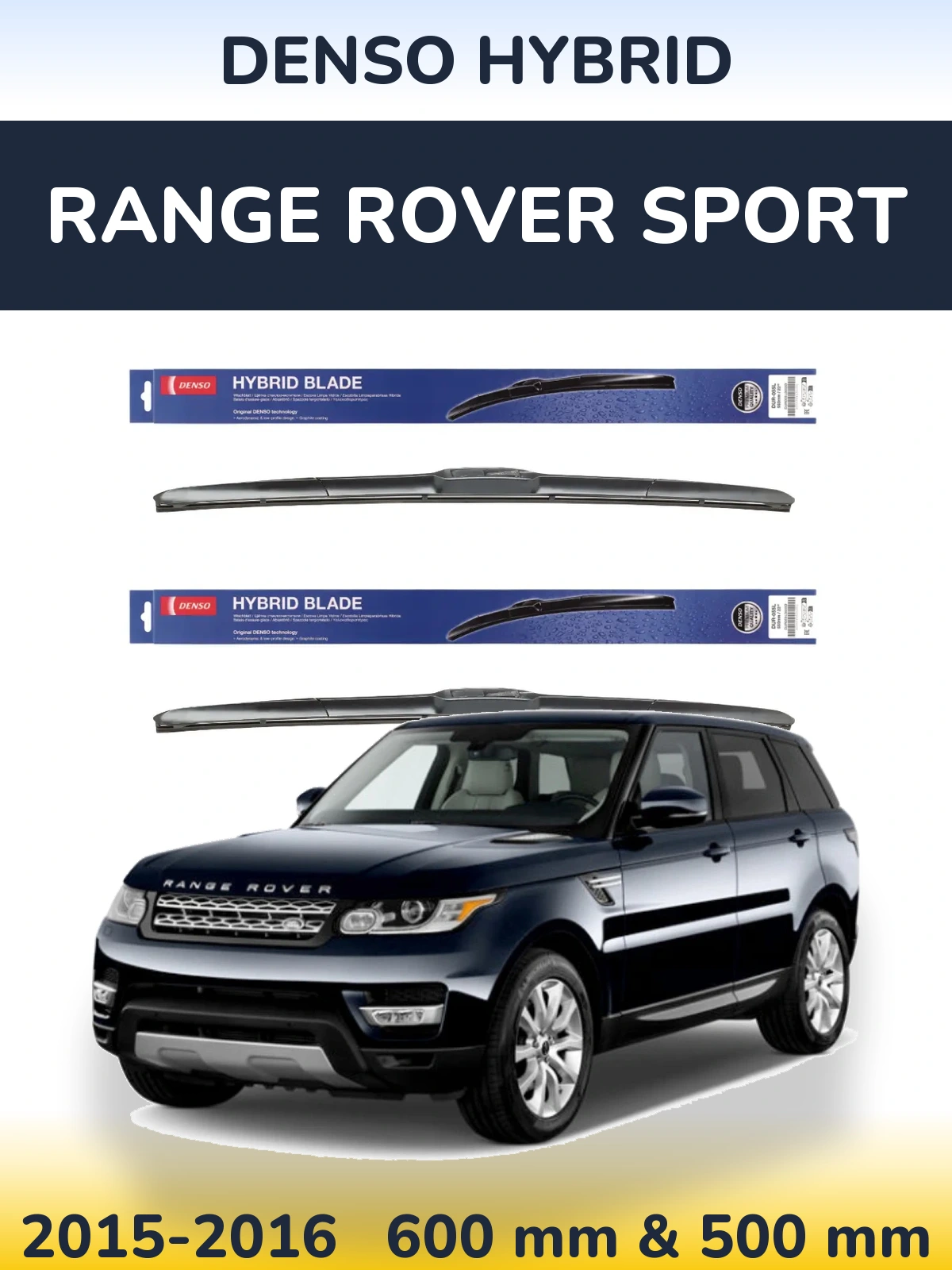 Torkarblad Denso Hybrid för Range Rover Sport