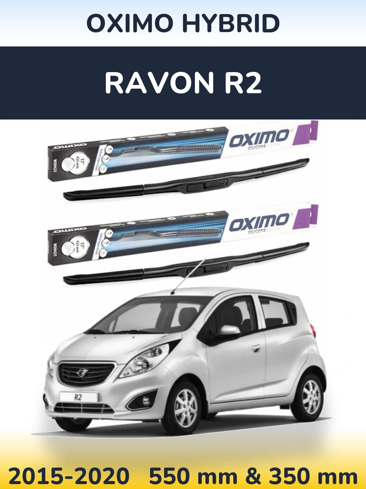 Torkarblad Oximo Hybrid för Ravon R2