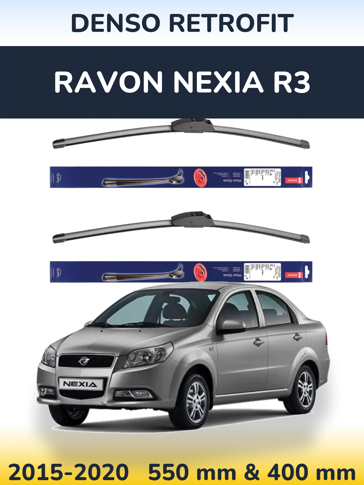 Torkarblad Denso Retrofit för Ravon Nexia R3