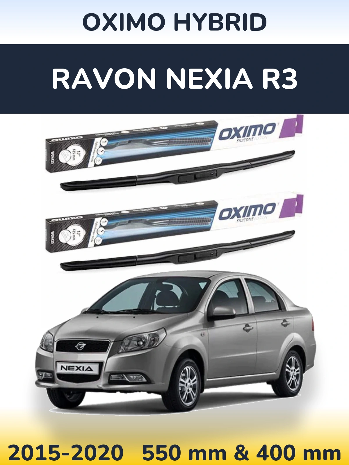 Torkarblad Oximo Hybrid för Ravon Nexia R3