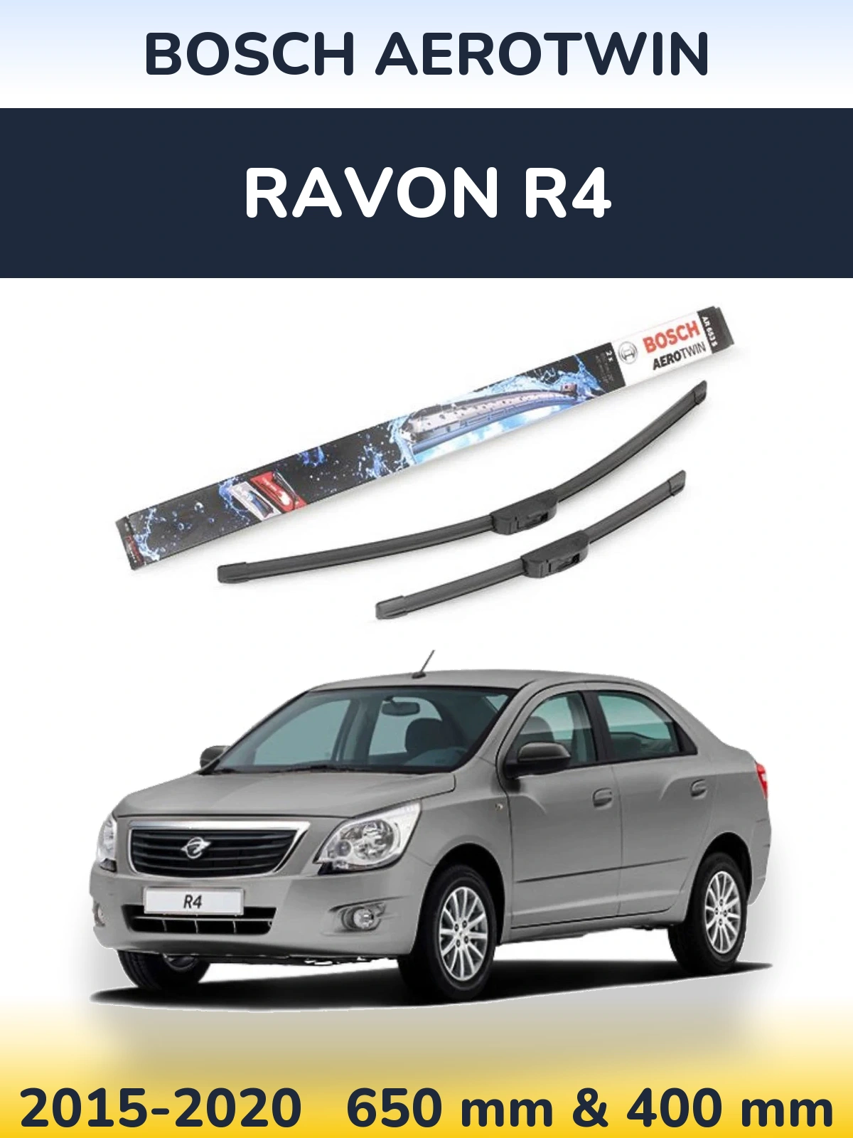 Torkarblad BOSCH AeroTwin för Ravon R4