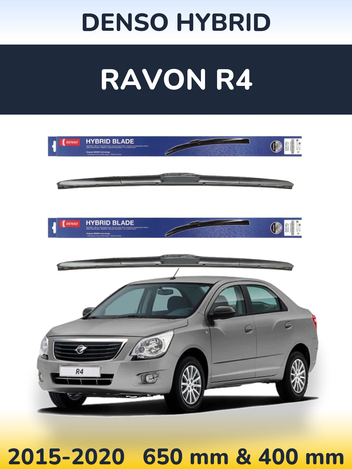 Torkarblad Denso Hybrid för Ravon R4