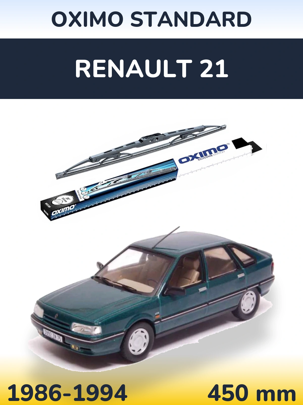 Torkarblad Oximo Standard för Renault 21
