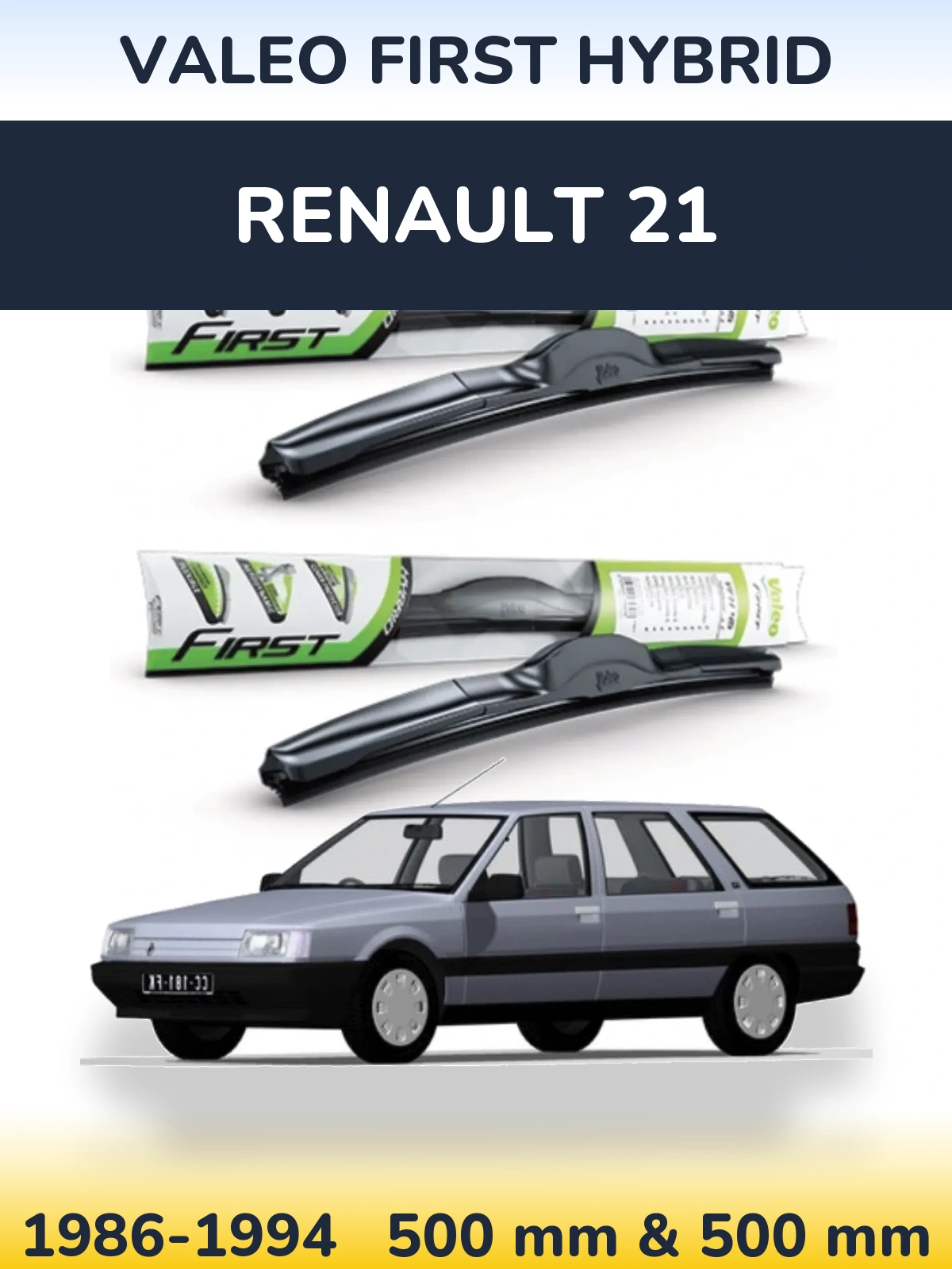 Torkarblad Valeo First Hybrid för Renault 21