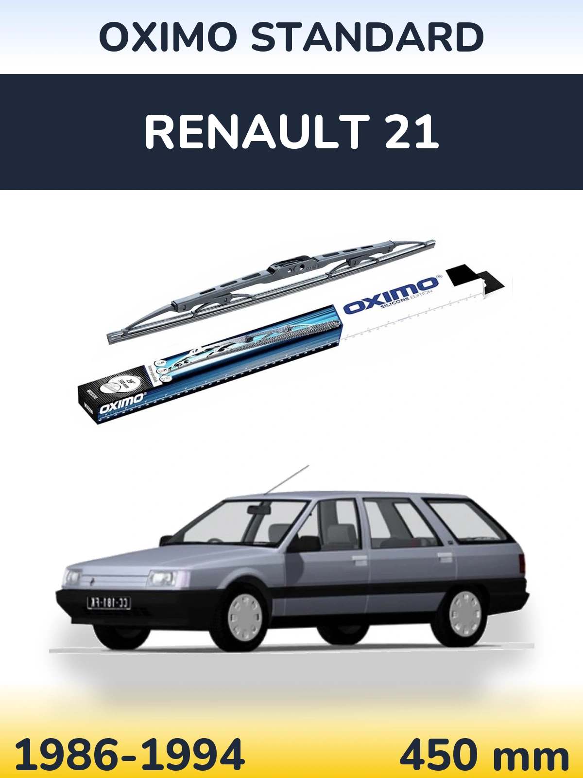 Torkarblad Oximo Standard för Renault 21