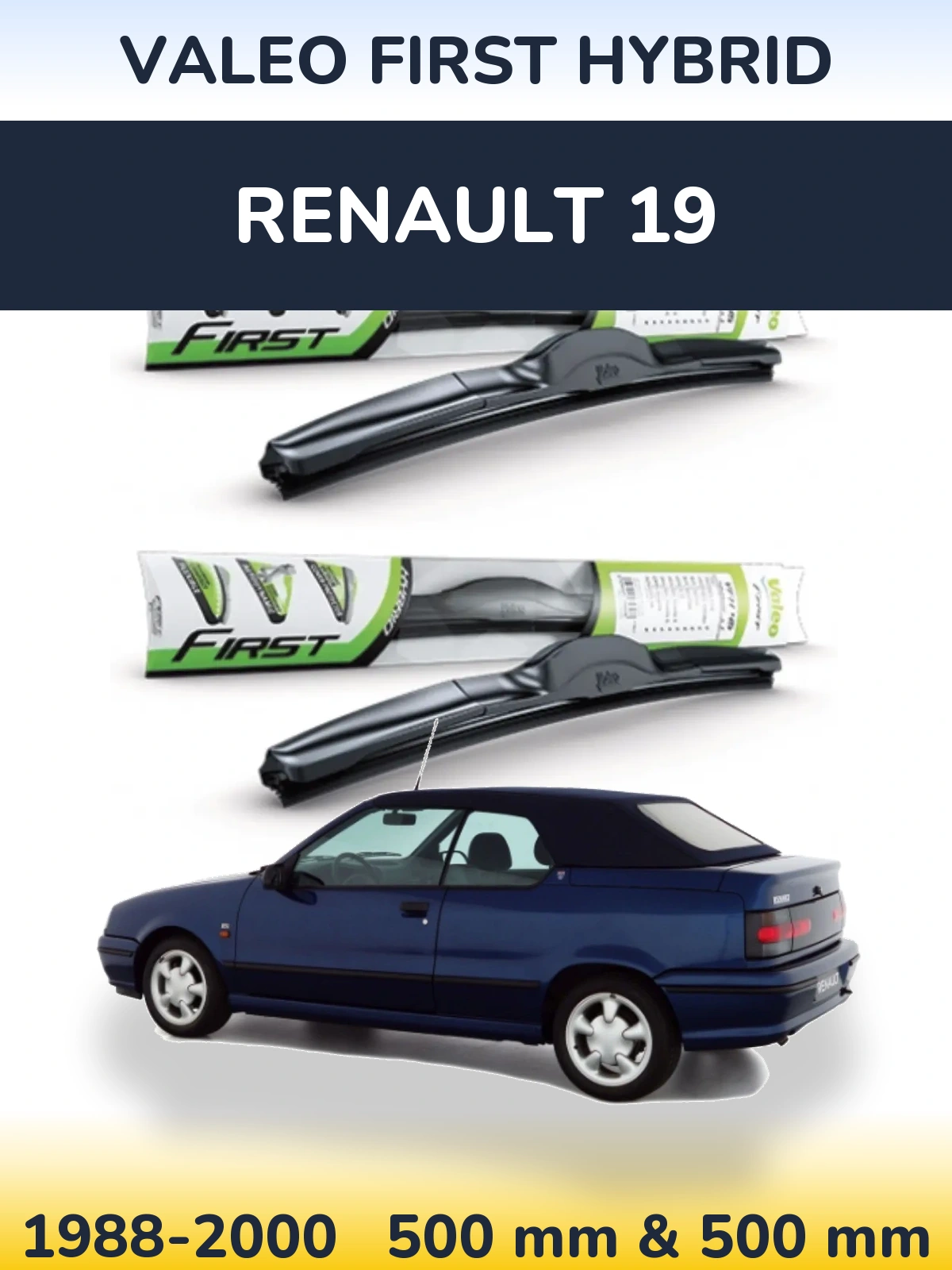 Torkarblad Valeo First Hybrid för Renault 19