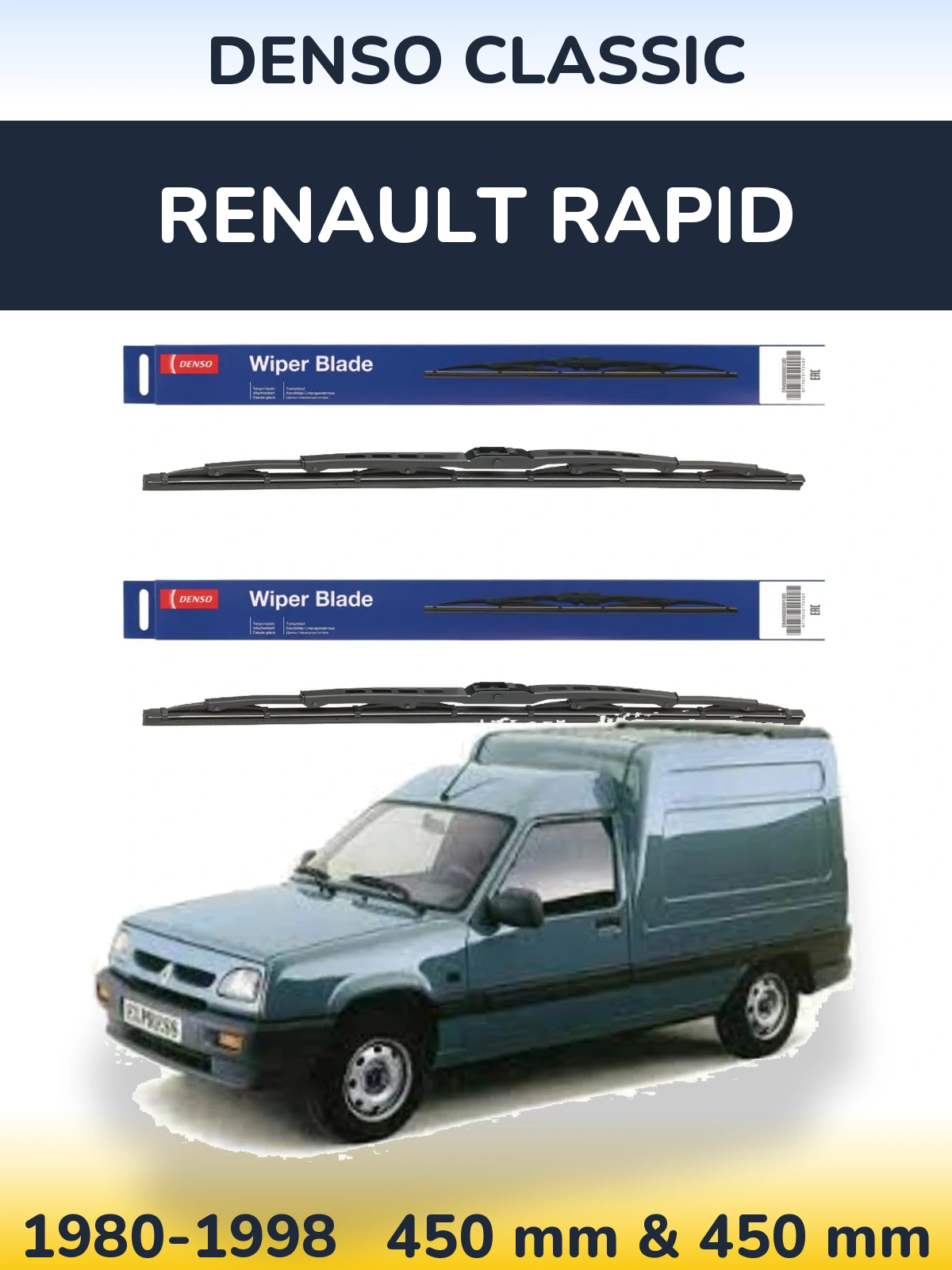 Torkarblad Denso Classic för Renault Rapid