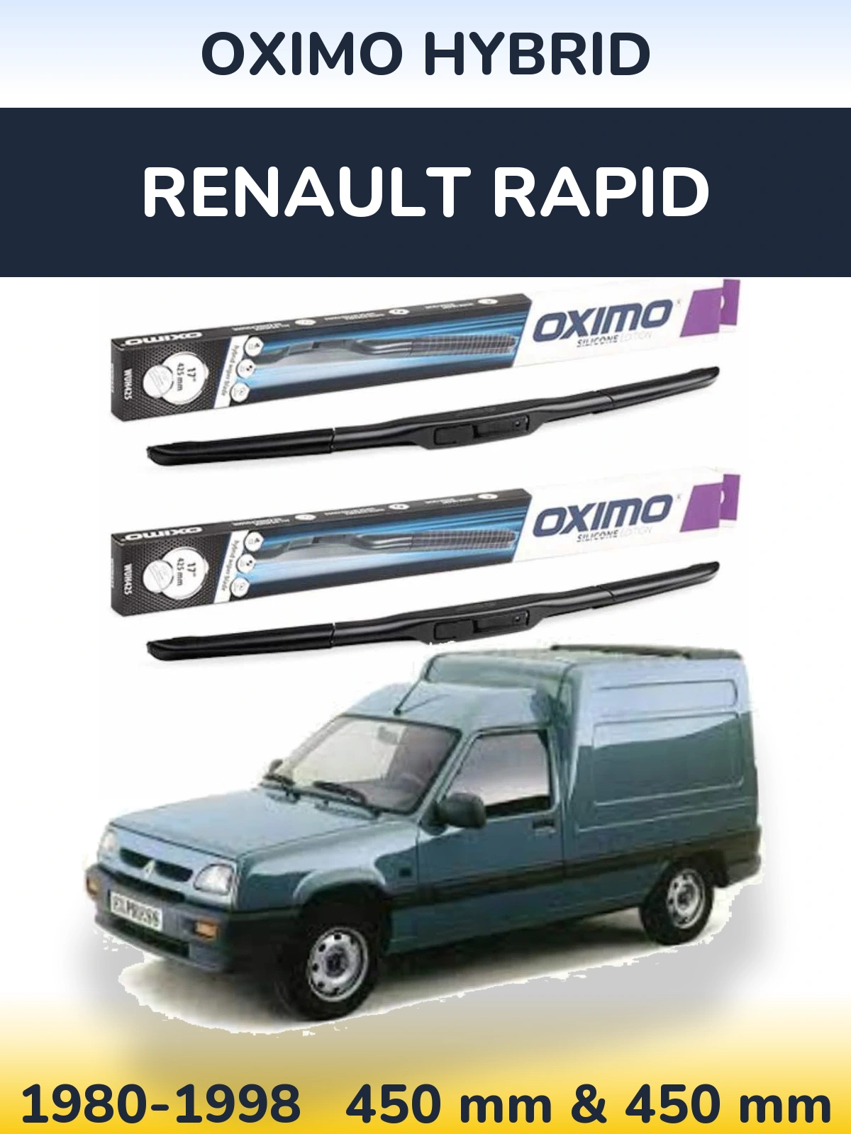 Torkarblad Oximo Hybrid för Renault Rapid