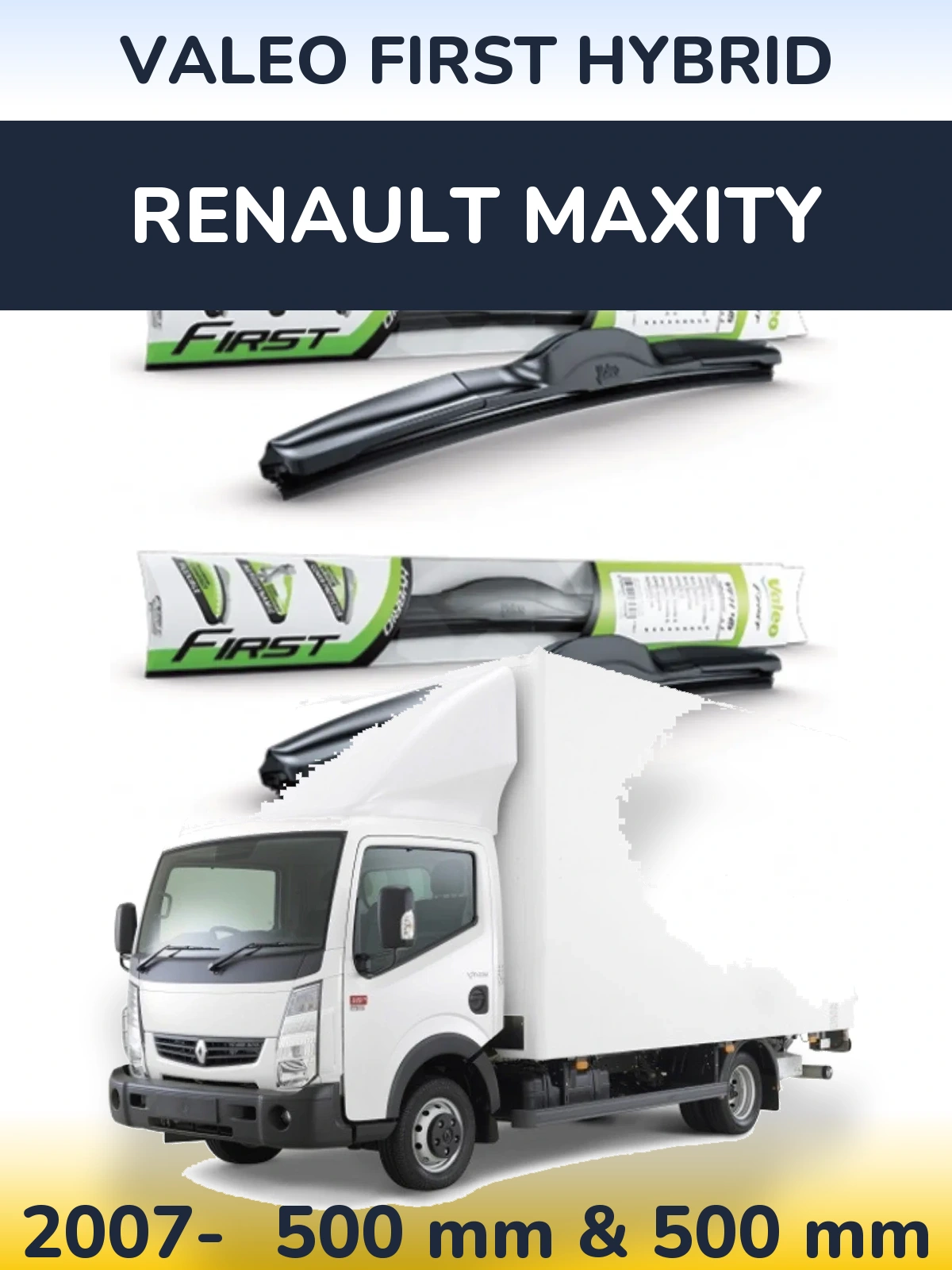 Torkarblad Valeo First Hybrid för Renault Maxity