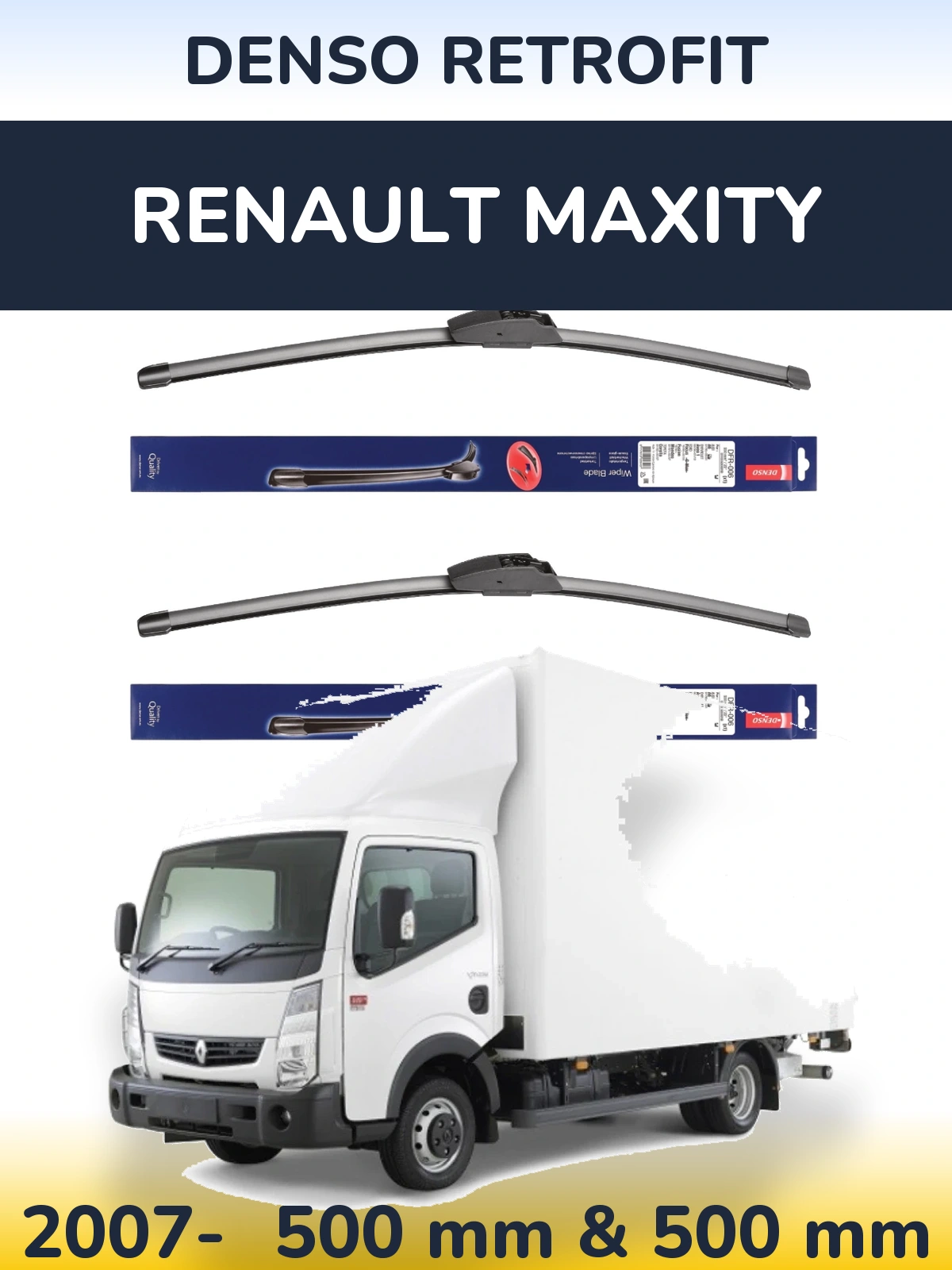 Torkarblad Denso Retrofit för Renault Maxity