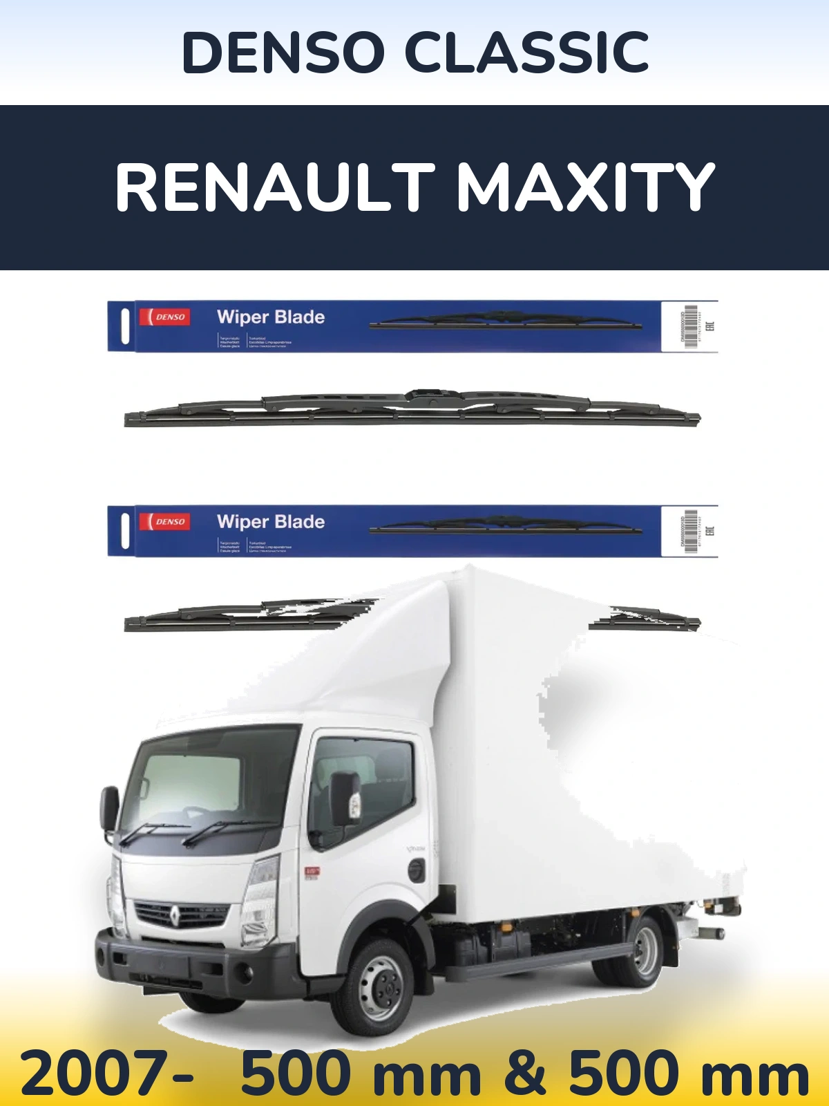 Torkarblad Denso Classic för Renault Maxity