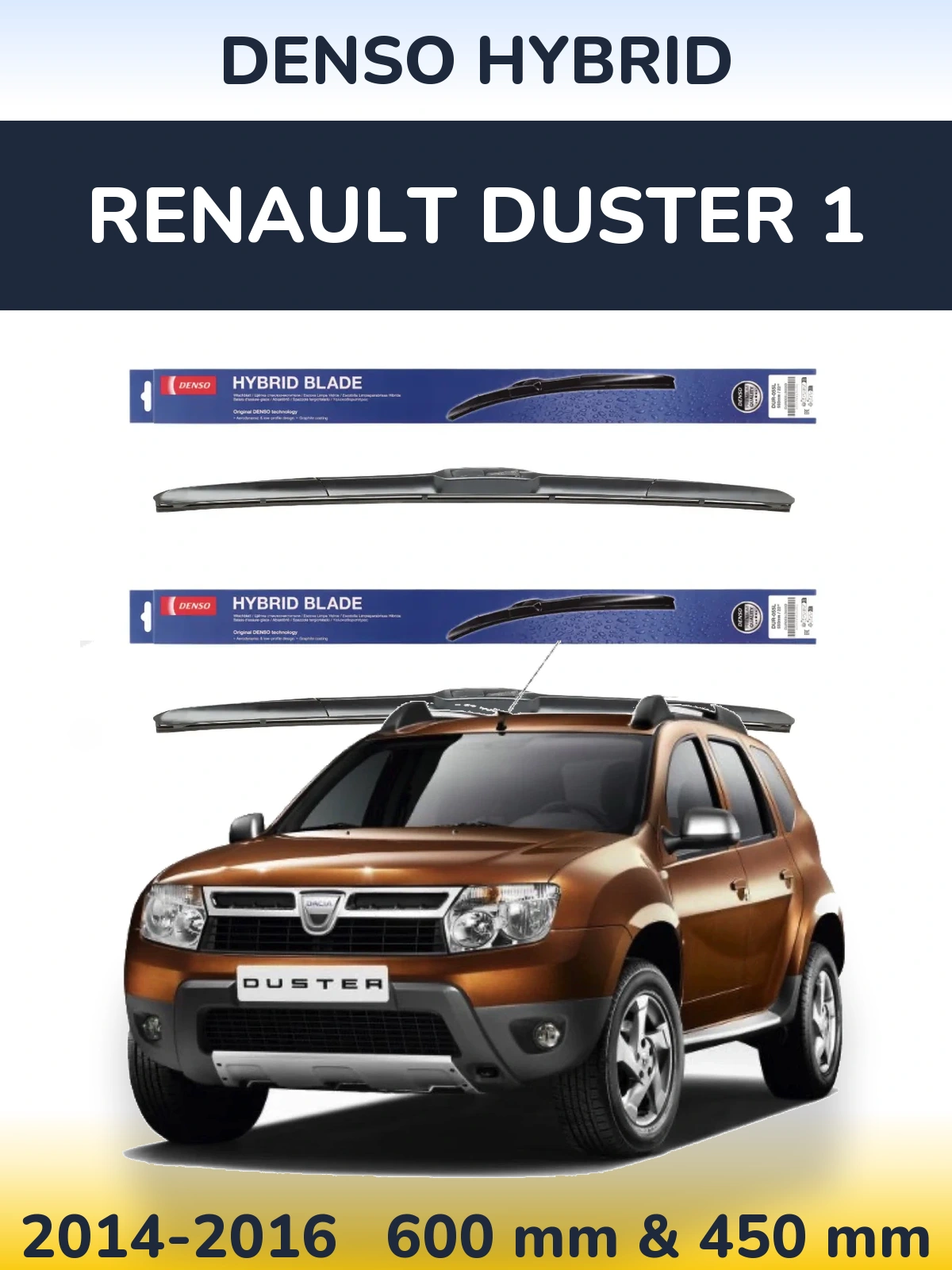 Torkarblad Denso Hybrid för Renault Duster 1
