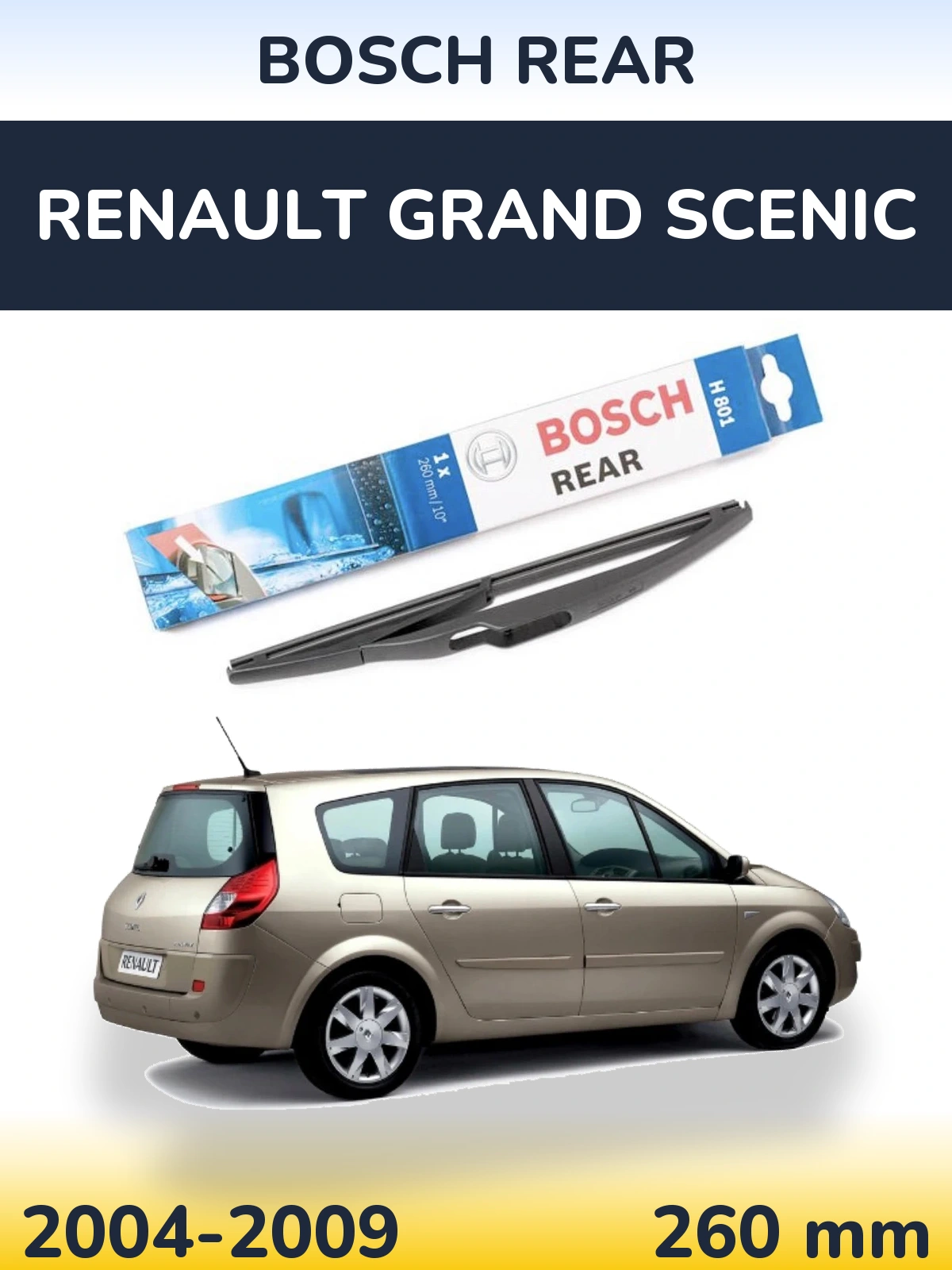 Torkarblad BOSCH Rear för Renault Grand Scenic