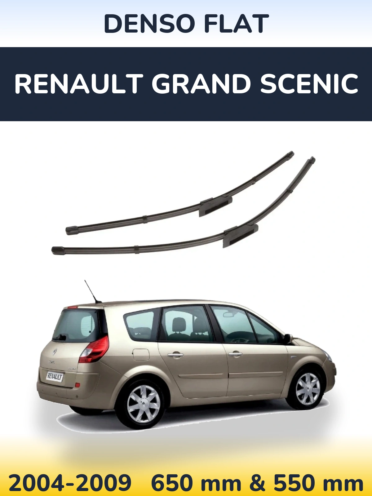 Torkarblad Denso Flat för Renault Grand Scenic
