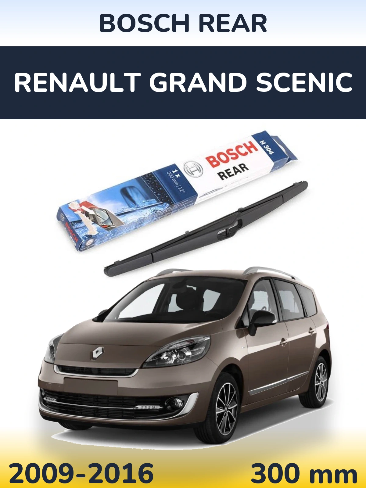 Torkarblad BOSCH Rear för Renault Grand Scenic