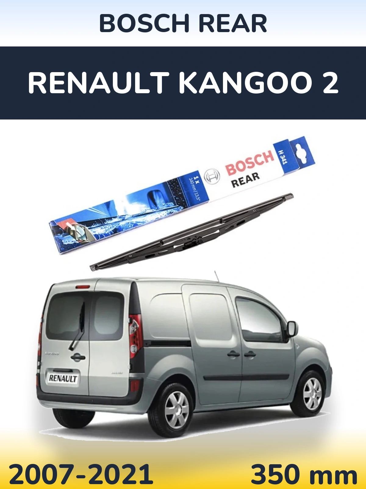 Torkarblad BOSCH Rear för Renault Kangoo 2