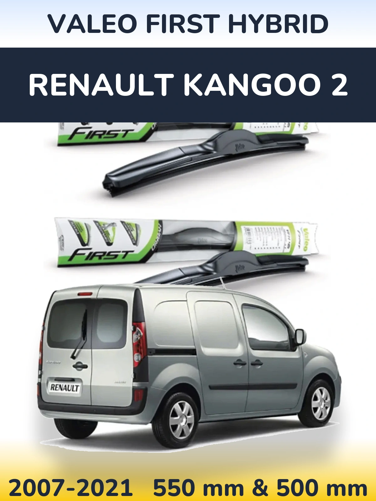 Torkarblad Valeo First Hybrid för Renault Kangoo 2