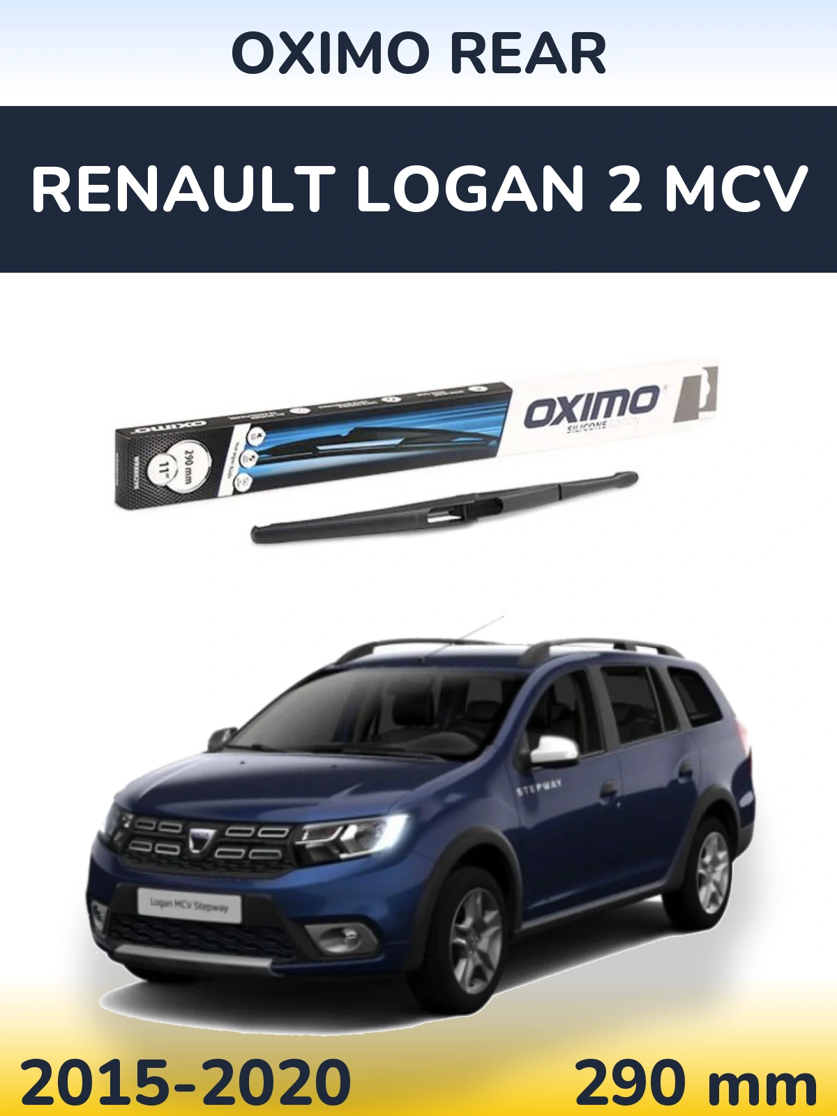 Torkarblad Oximo Rear för Renault Logan 2 MCV