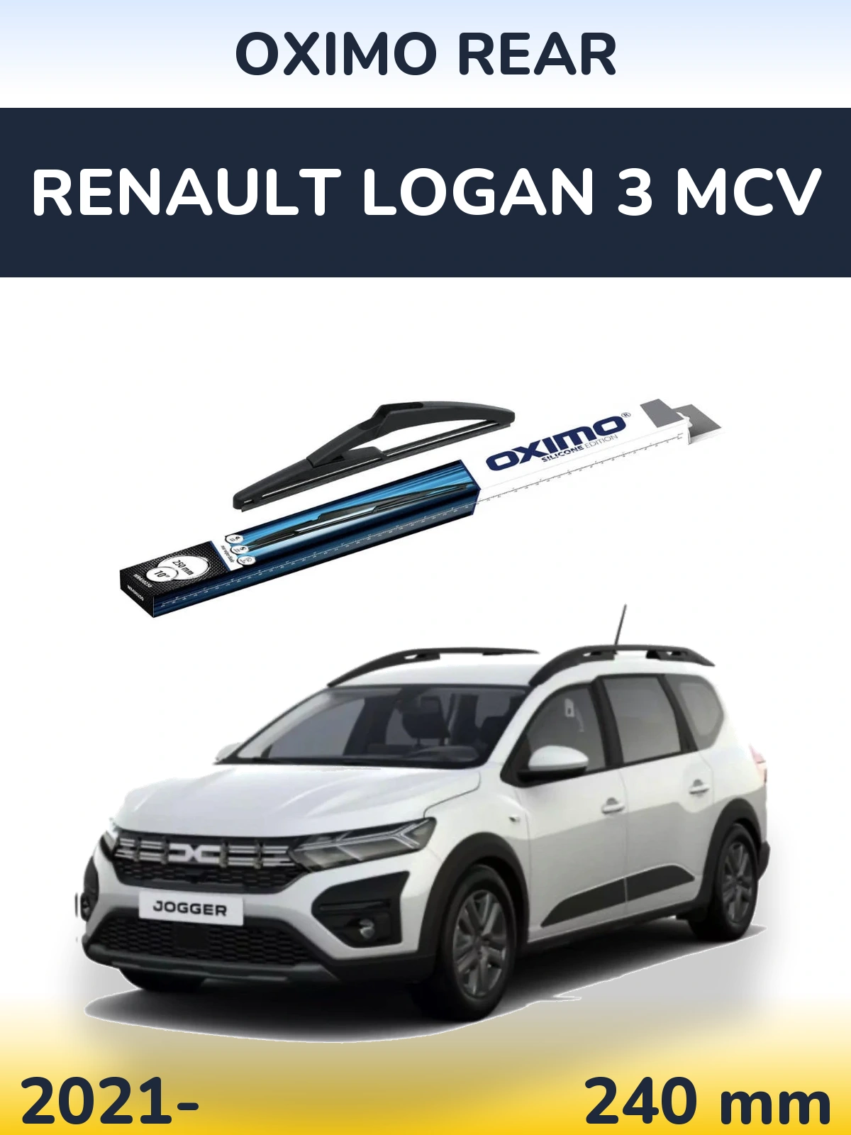Torkarblad Oximo Rear för Renault Logan 3 MCV