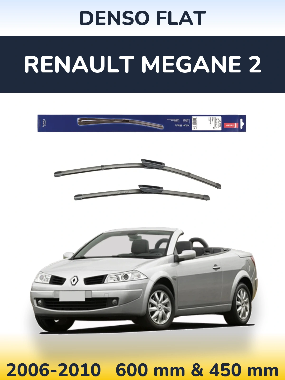Torkarblad Denso Flat för Renault Megane 2