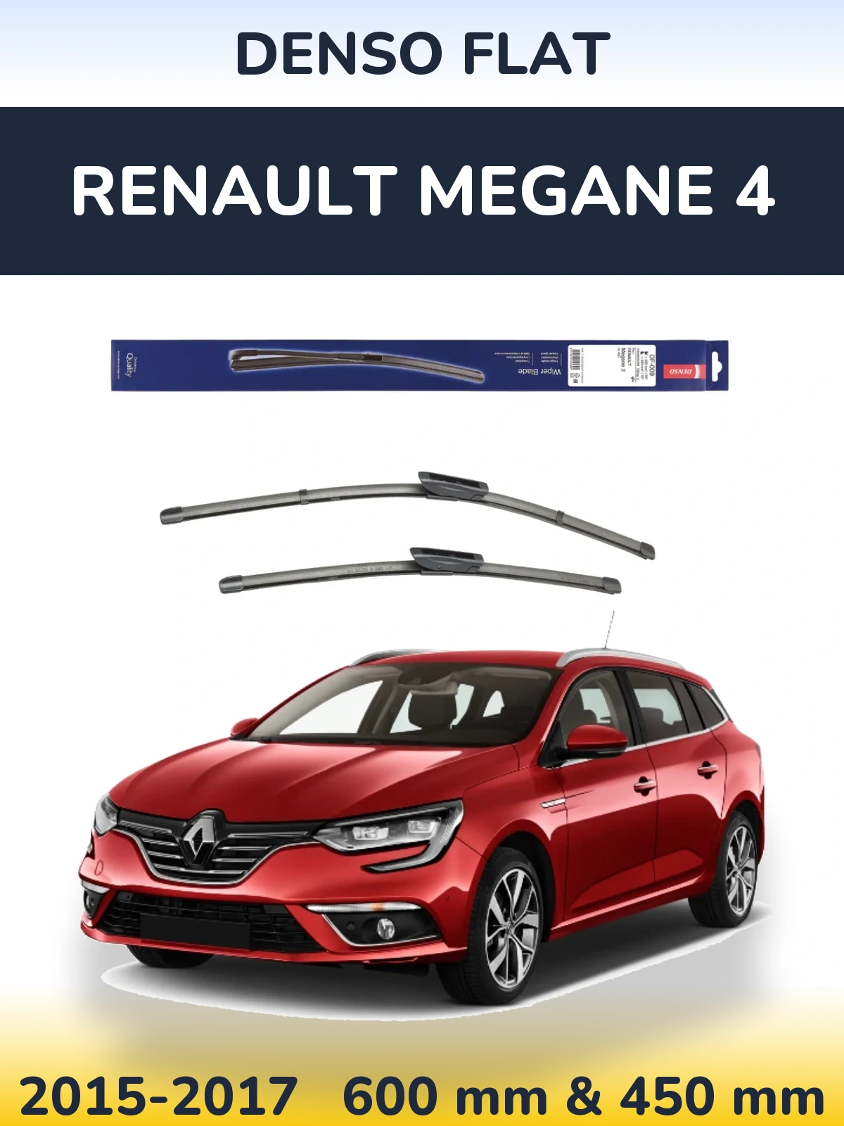 Torkarblad Denso Flat för Renault Megane 4