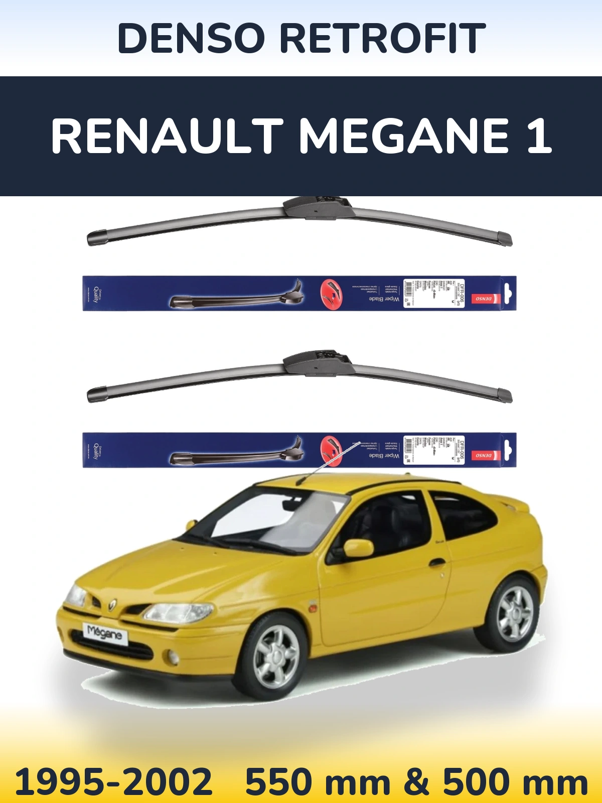 Torkarblad Denso Retrofit för Renault Megane 1