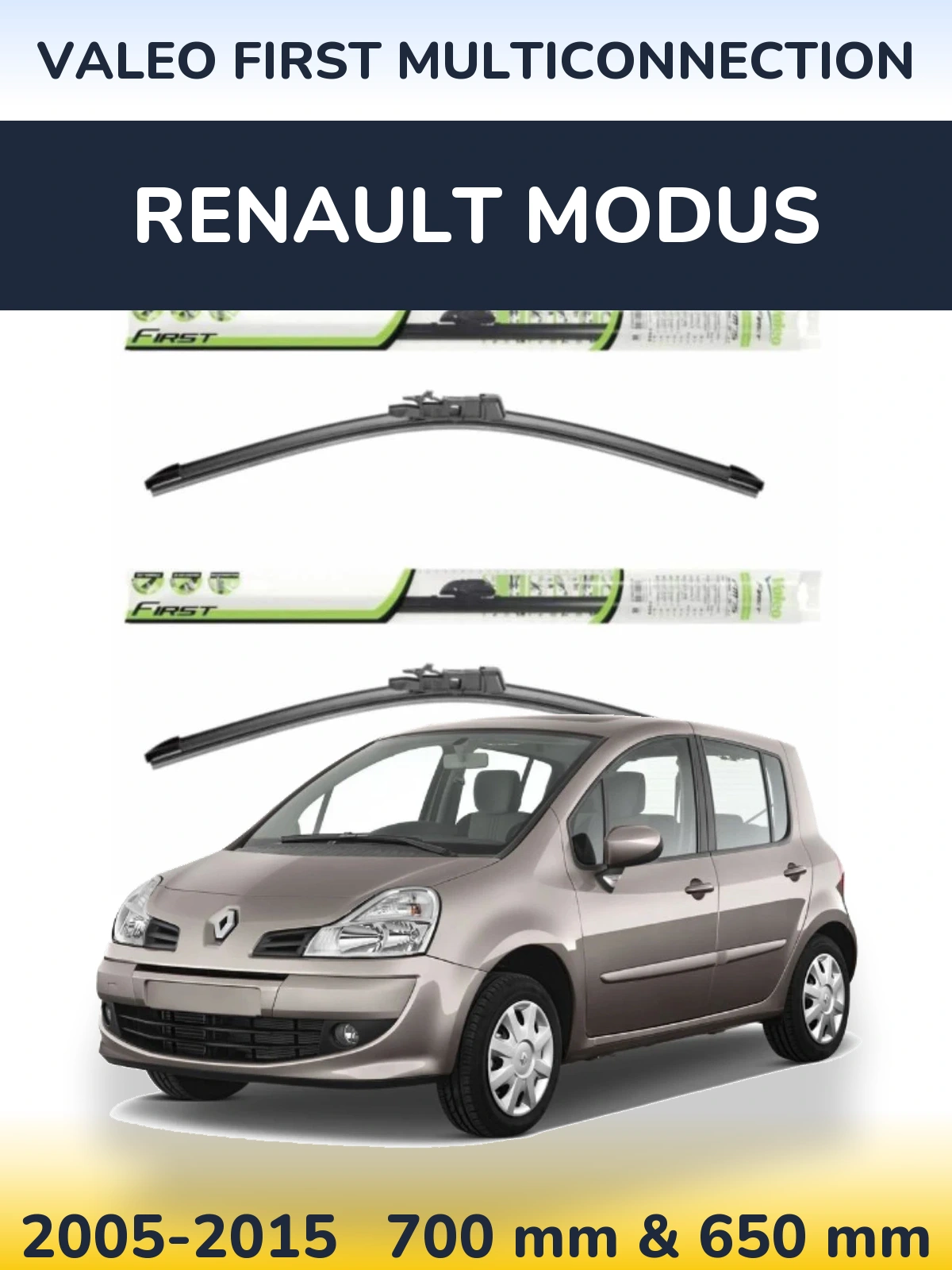 Torkarblad Valeo First MultiConnection för Renault Modus