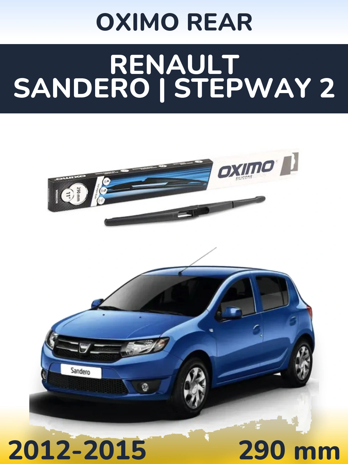 Torkarblad Oximo Rear för Renault Sandero | Stepway 2