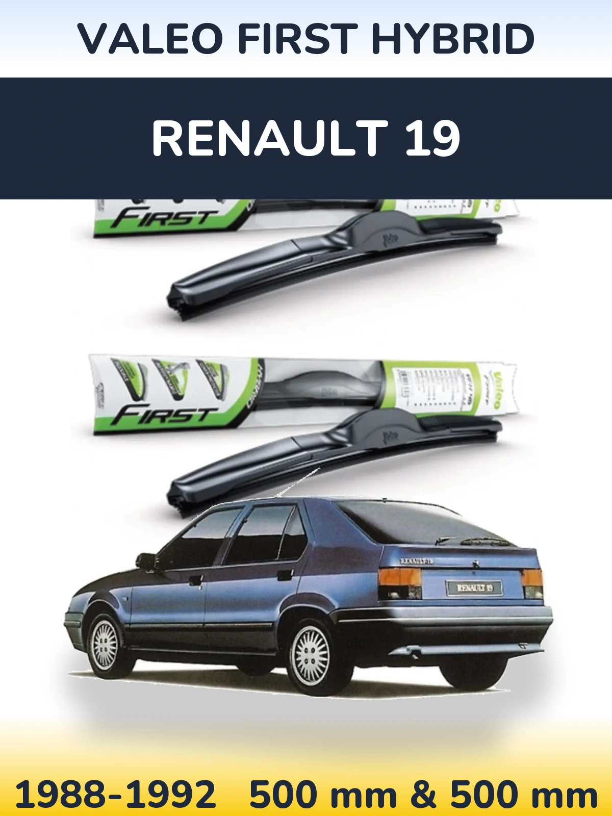Torkarblad Valeo First Hybrid för Renault 19