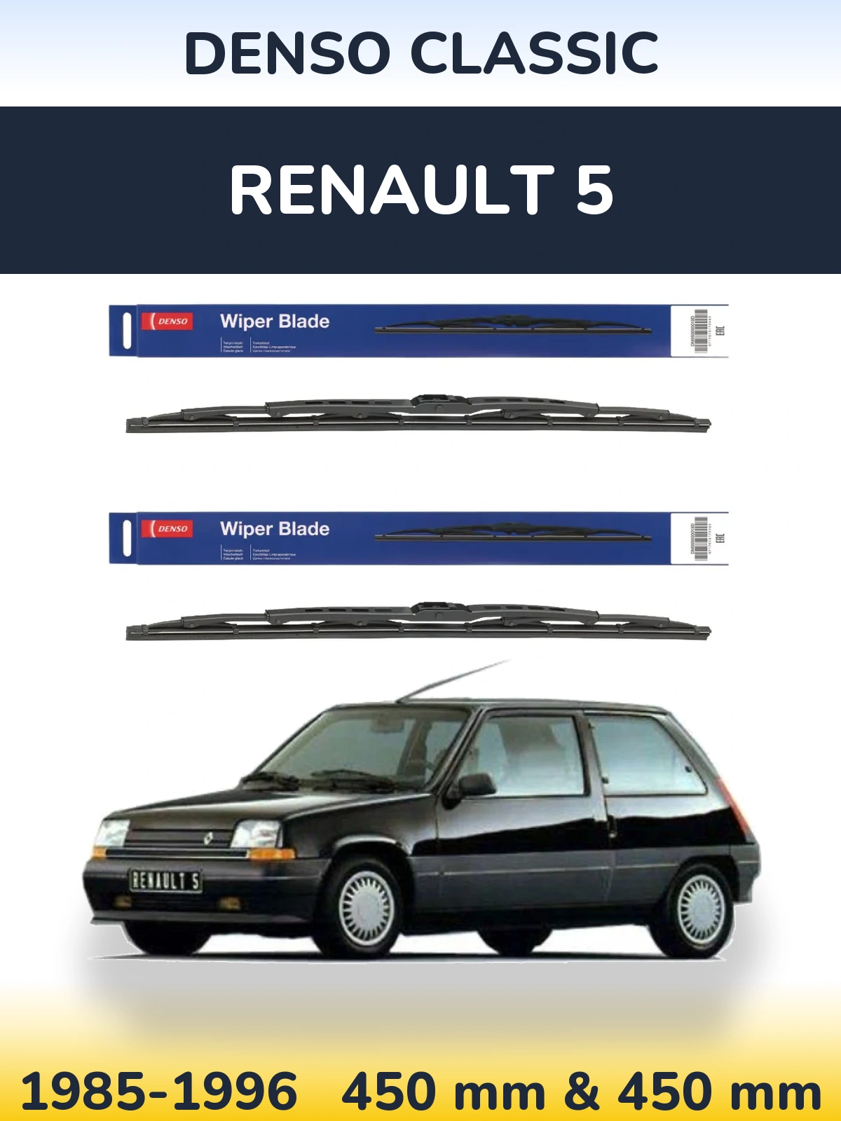 Torkarblad Denso Classic för Renault 5