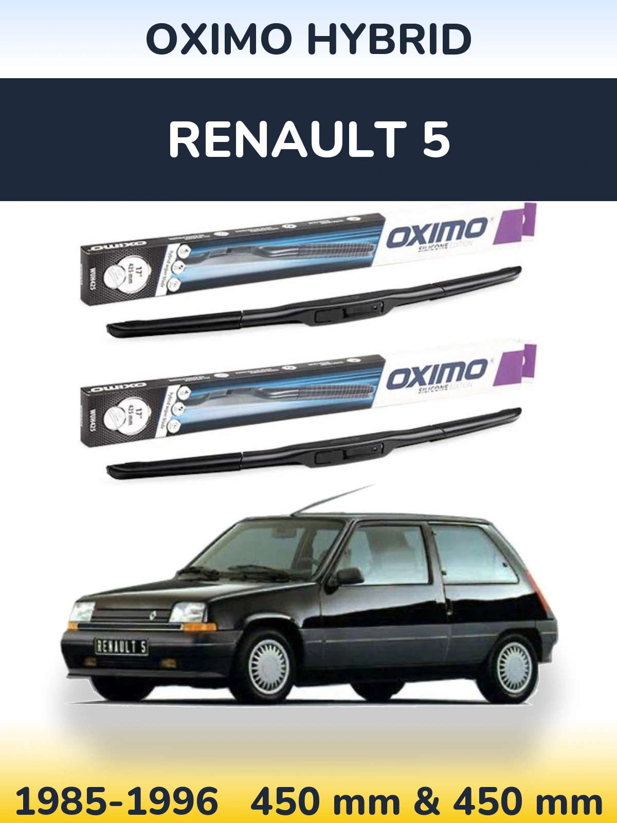 Torkarblad Oximo Hybrid för Renault 5