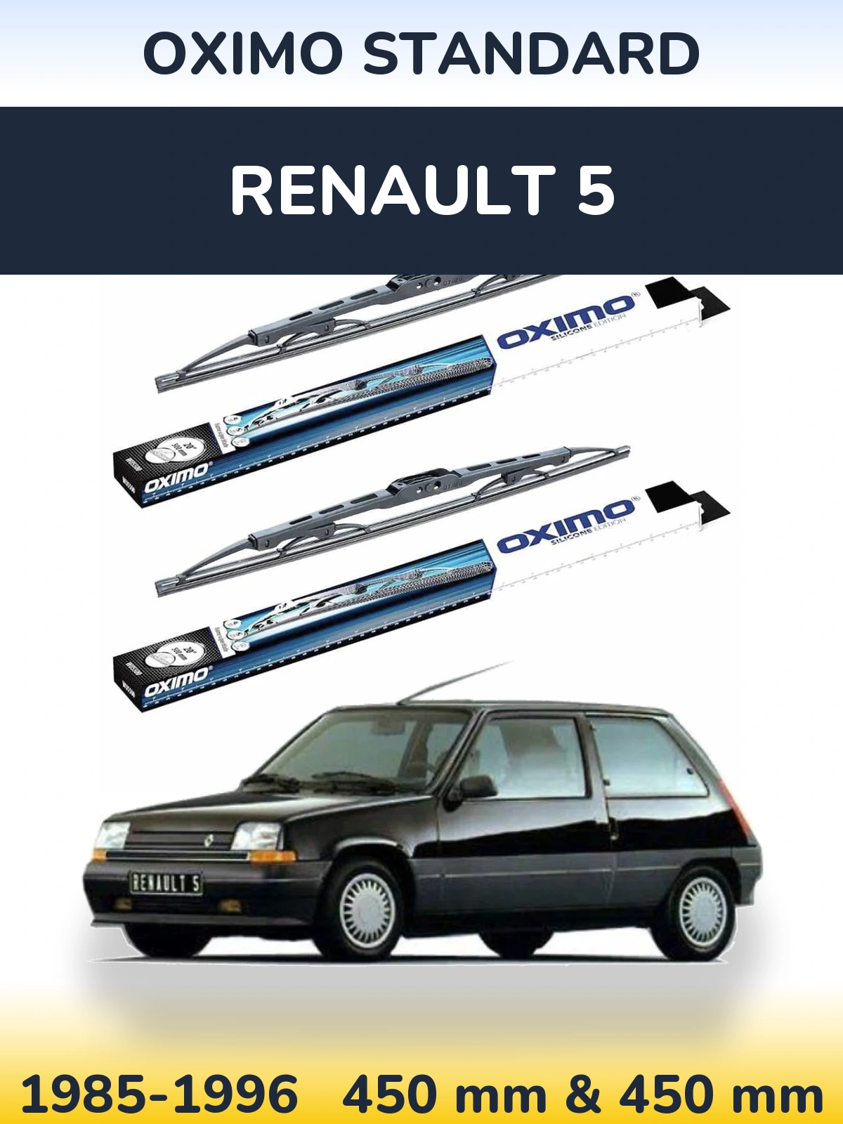 Torkarblad Oximo Standard för Renault 5