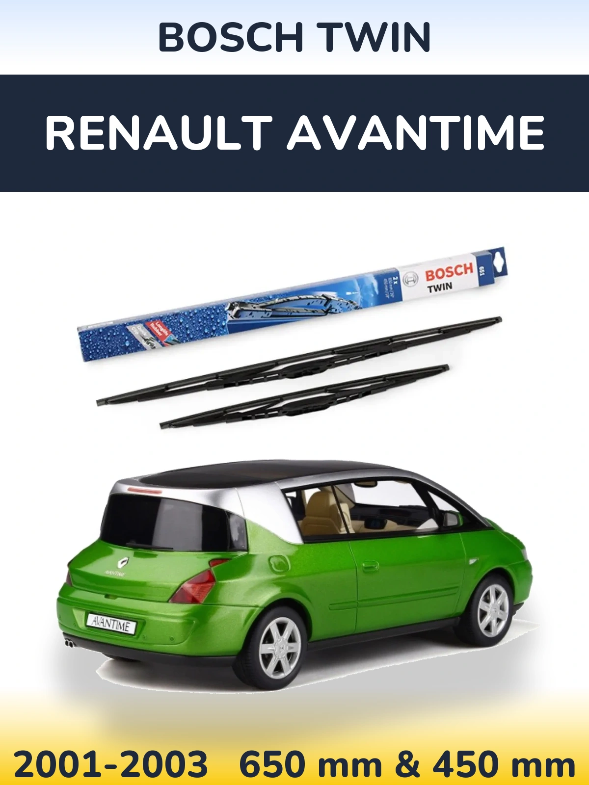 Torkarblad BOSCH Twin för Renault Avantime