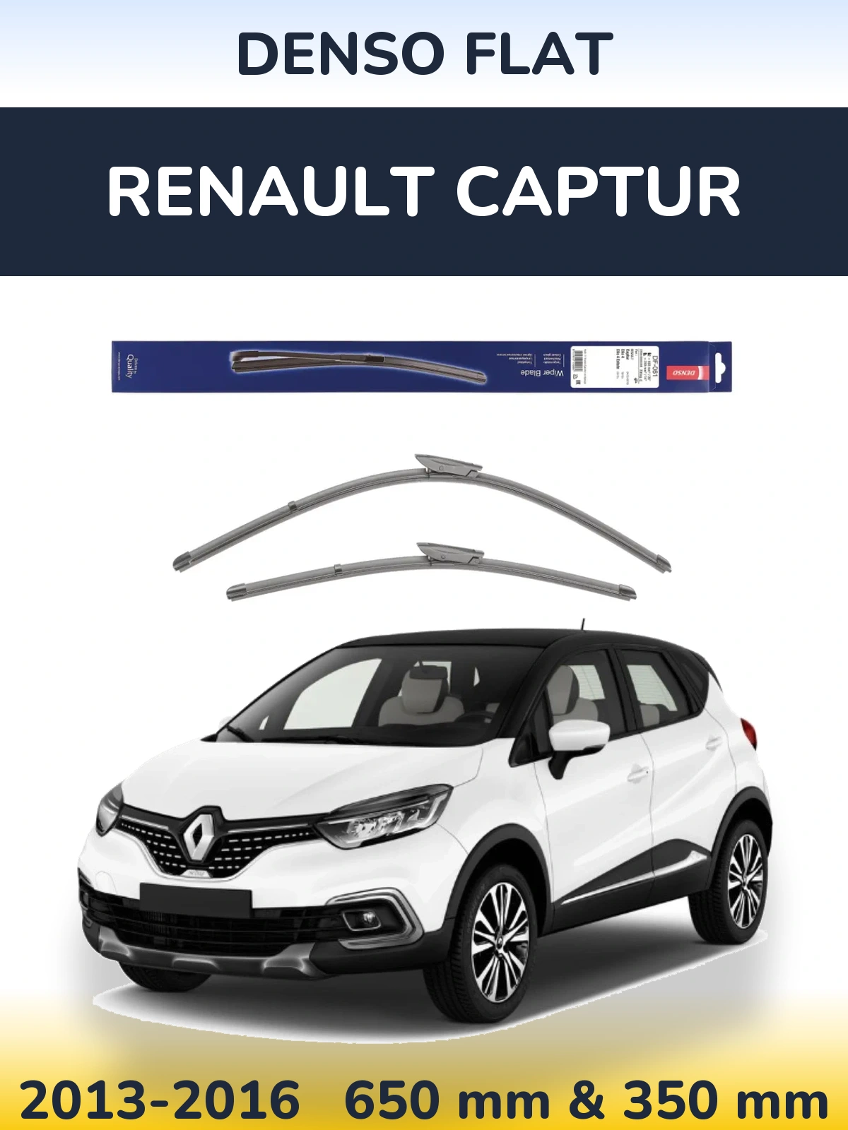 Torkarblad Denso Flat för Renault Captur