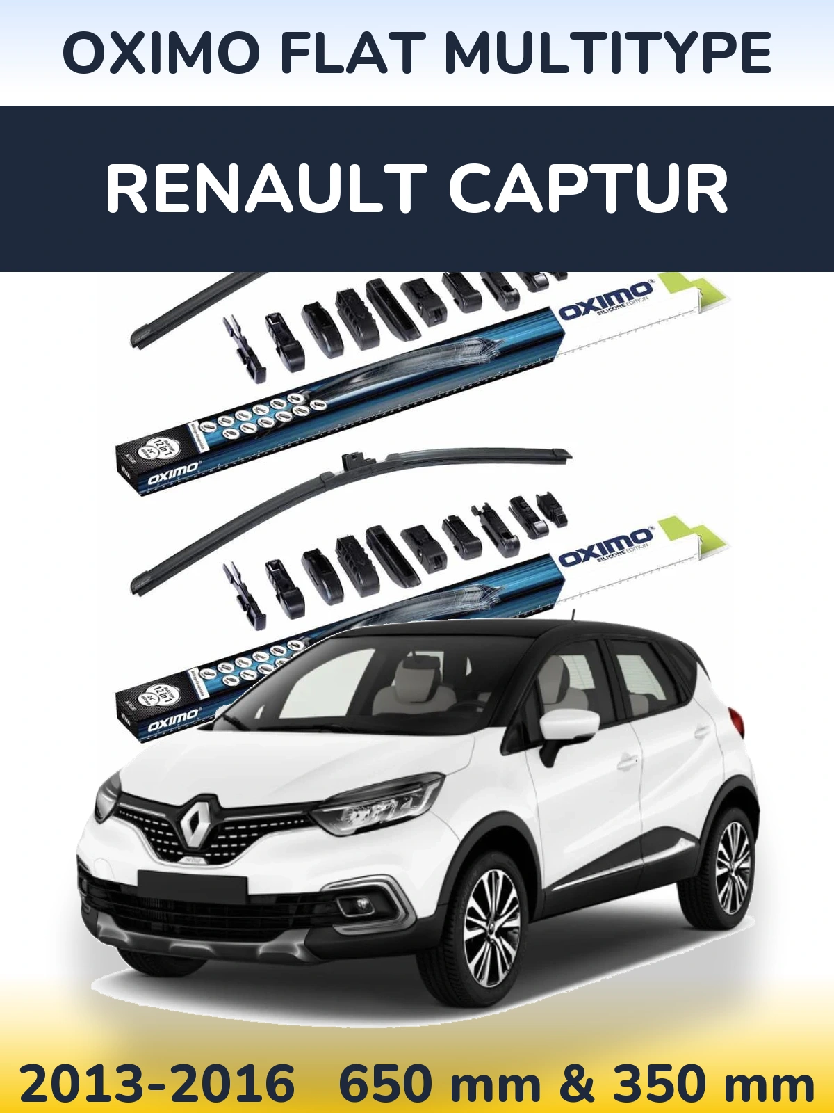 Torkarblad Oximo Flat MultiType för Renault Captur