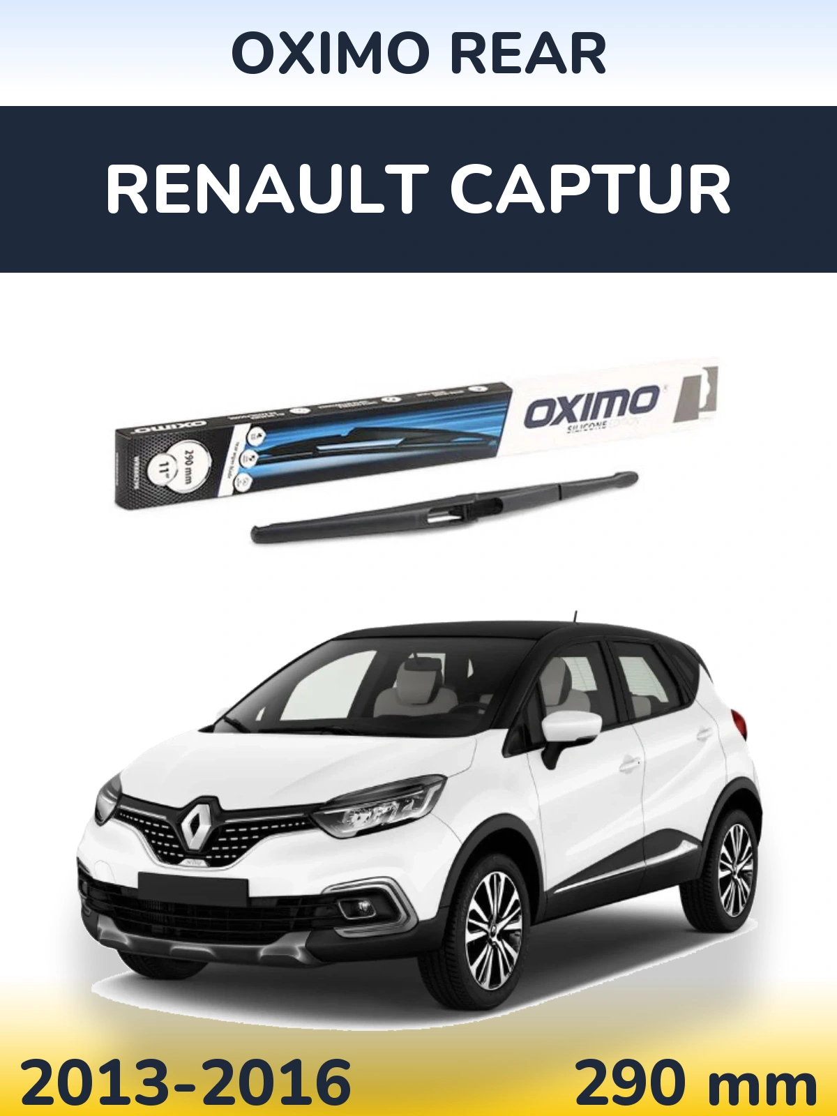 Torkarblad Oximo Rear för Renault Captur
