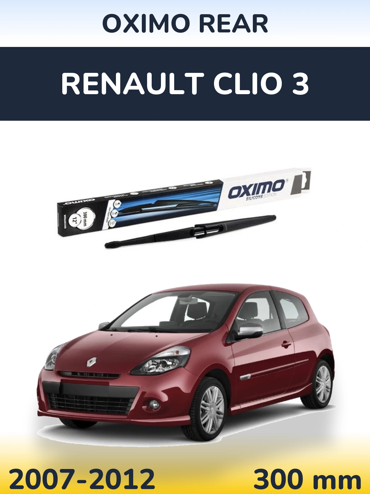 Torkarblad Oximo Rear för Renault Clio 3